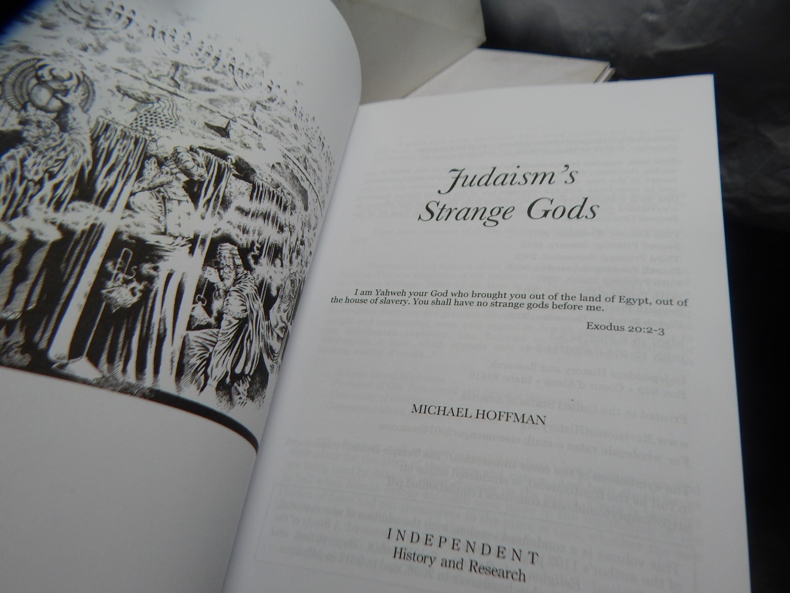 Judaism’s Strange Gods by Michael A. Hoffman Paperback 8th printing 2020