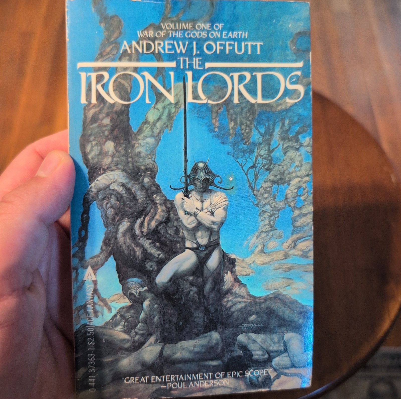 Andrew Offutt Fantasy and SciFi 3 Book Lot Various Titles, 1970s & 1980s Vintage