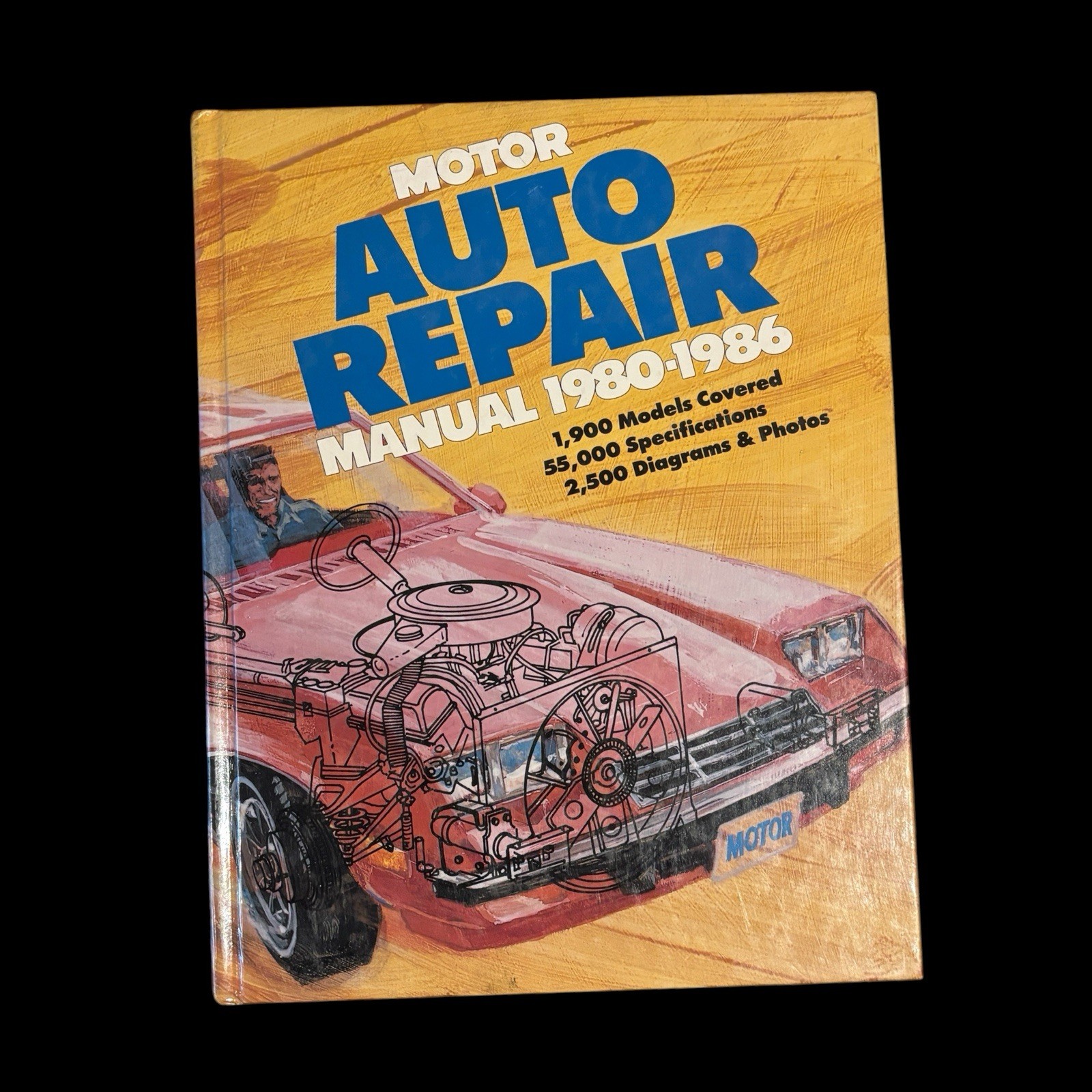 Motor Auto Repair Manual 1980-1986 49th Edition Vintage Car Repair Book
