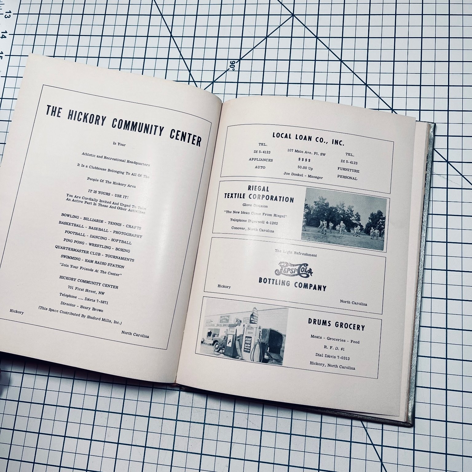 The Corona 1959 St. Stephens High School Yearbook Hickory NC Vintage