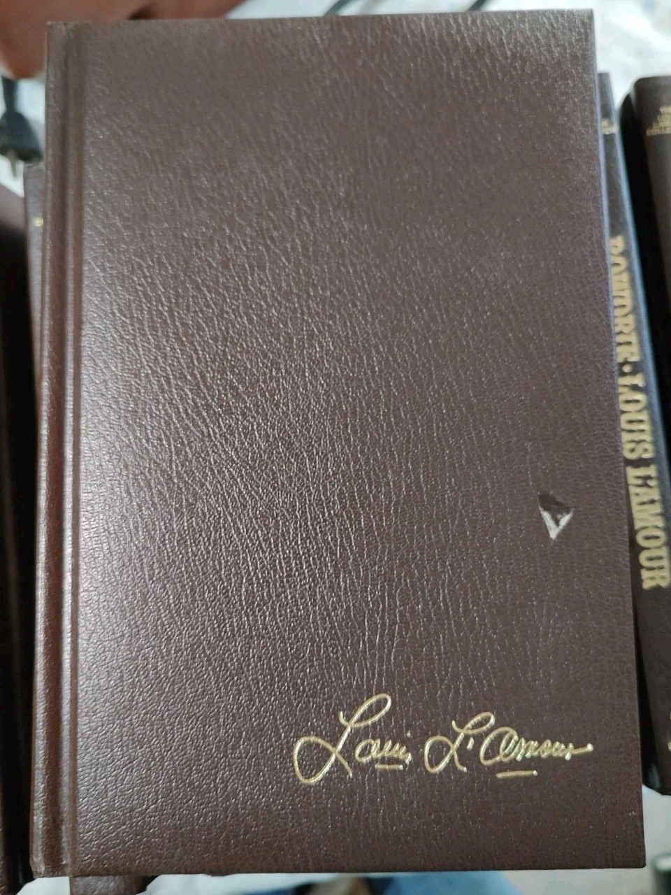 Louis L’Amour Collection 15 Vol Hardcover Set Bantam Westerns Faux Leather