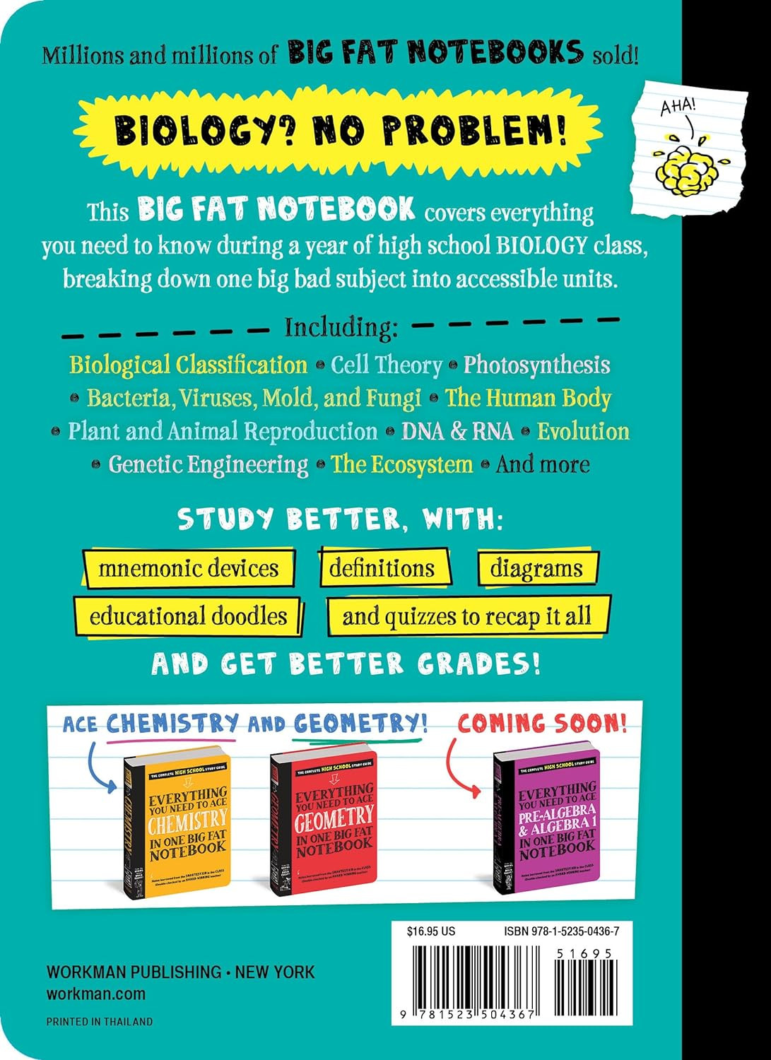 Everything You Need to Ace Biology in One Big Fat Notebook