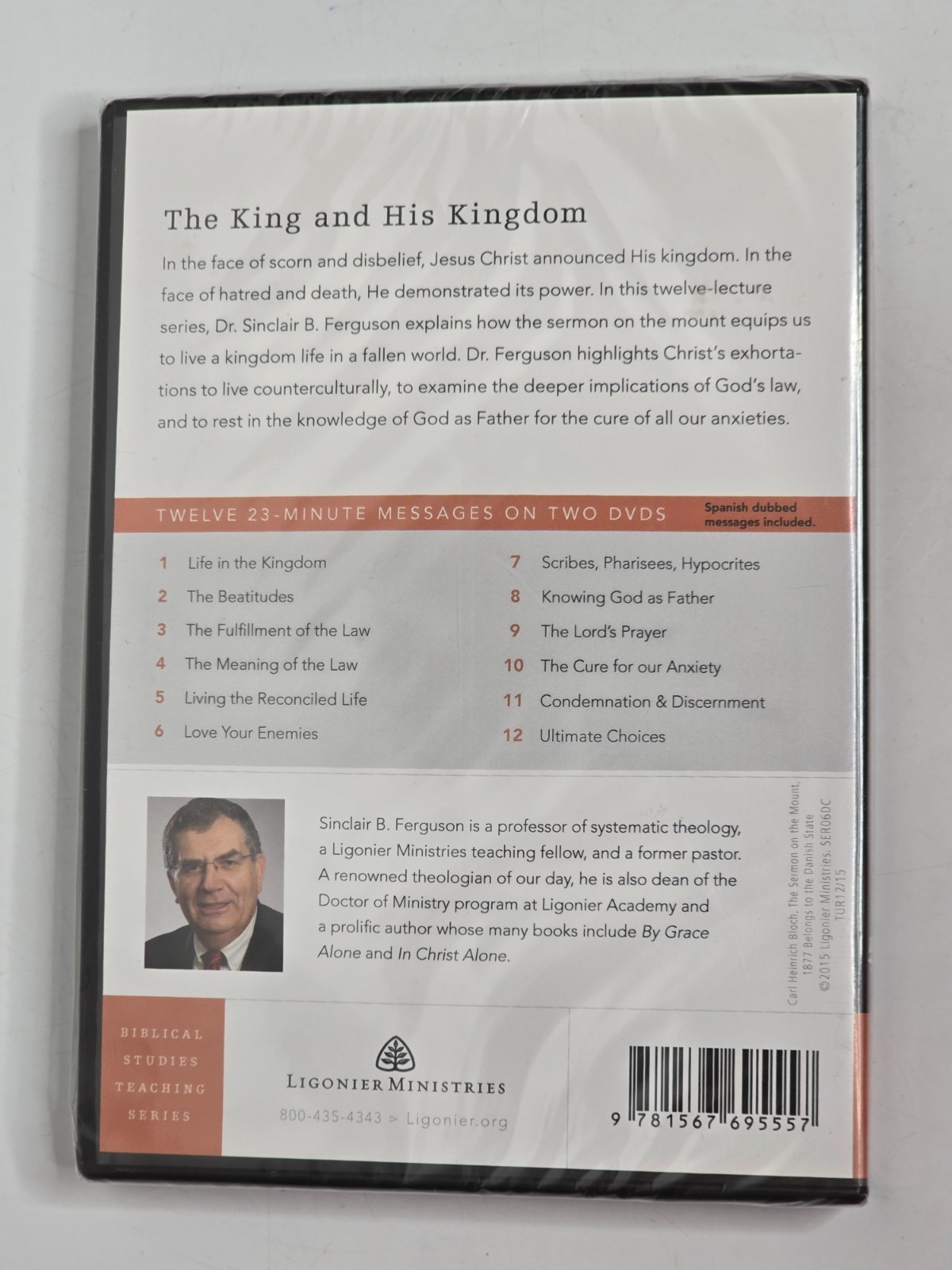 Sermon on the Mount DVD Sinclair Ferguson Ligonier Ministries 2015 NEW Christian
