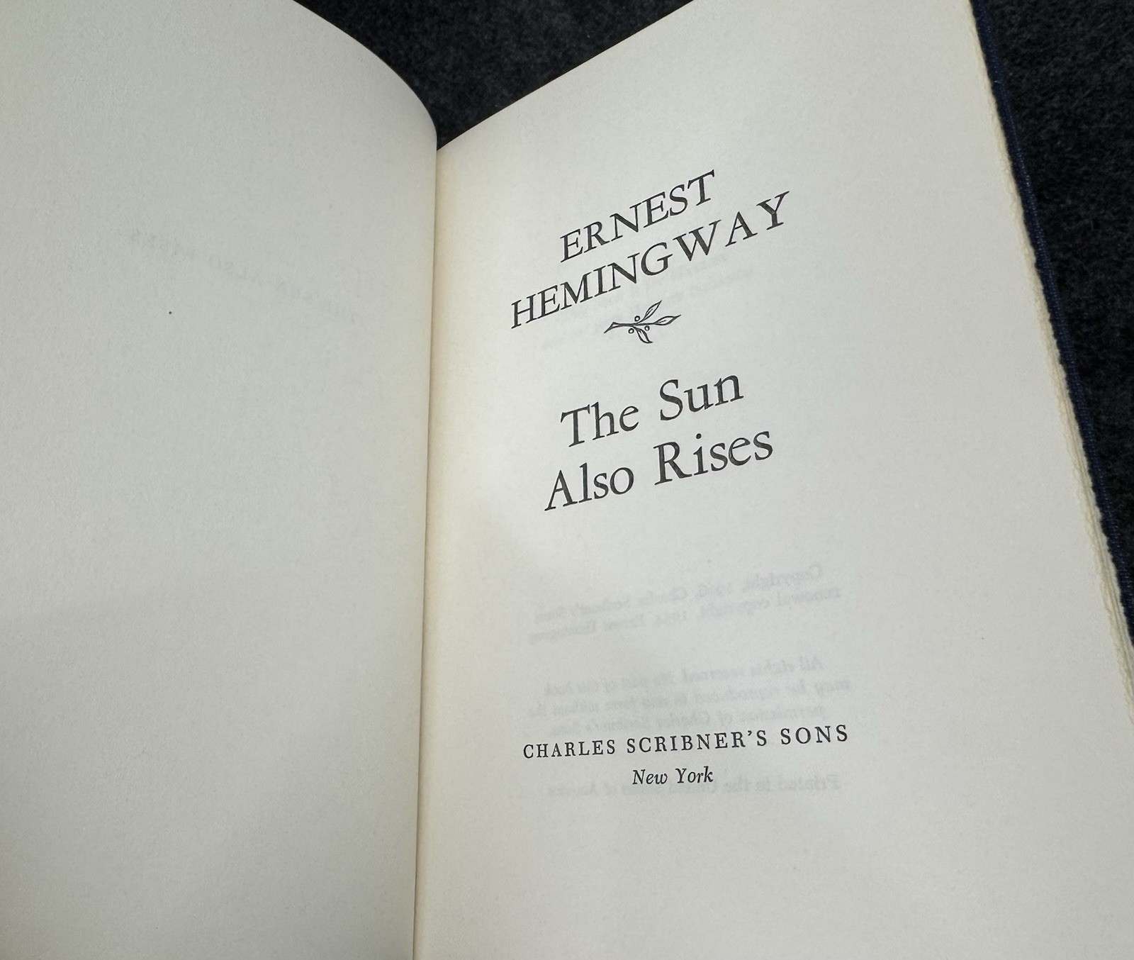 3 Book Set ERNEST HEMINGWAY Hardcover Scribners Farewell To Arms For Whom Bell +
