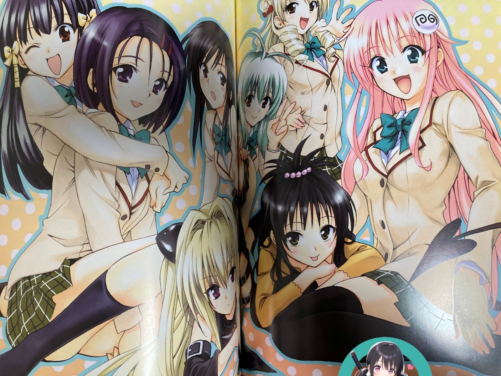 To LOVE-Ru Toraburu Illustration Art Book Rabukara! Love Color Japanese USED