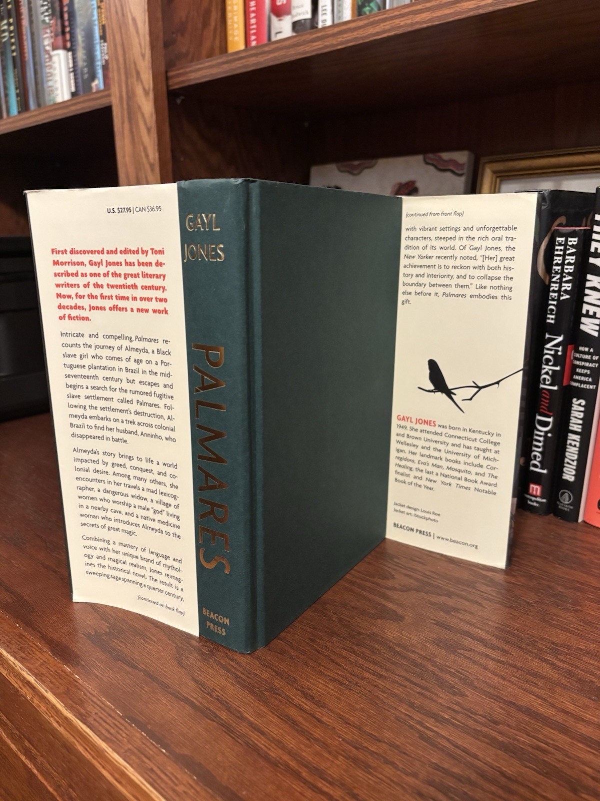 Palmares. Gayl Jones. 1st HC Ptg. Beacon Press 2021. Near Fine/Unread