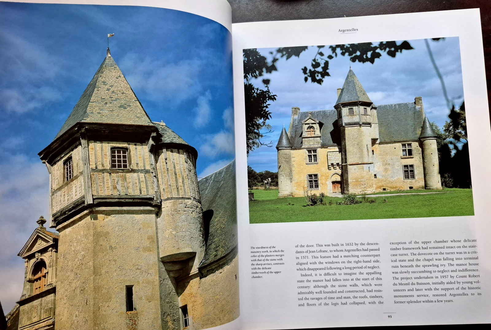 Manor Houses in Normandy (2006 Hardcover, Very Good) by R Faucon & Y Lescroart
