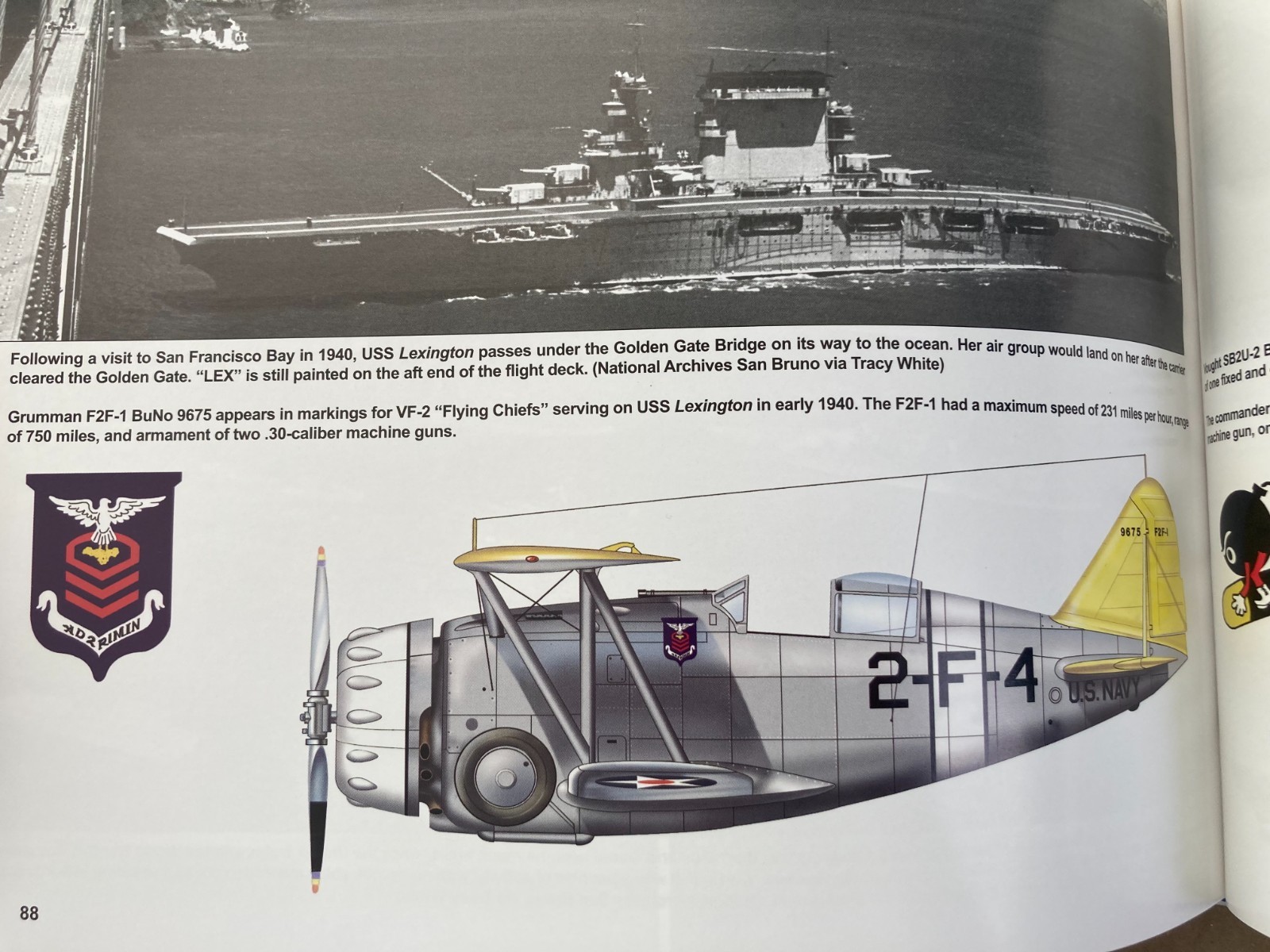 WWII USN Navy USS LEXINGTON CV-2 Aircraft Carrier Pacific Squadron at Sea Signal