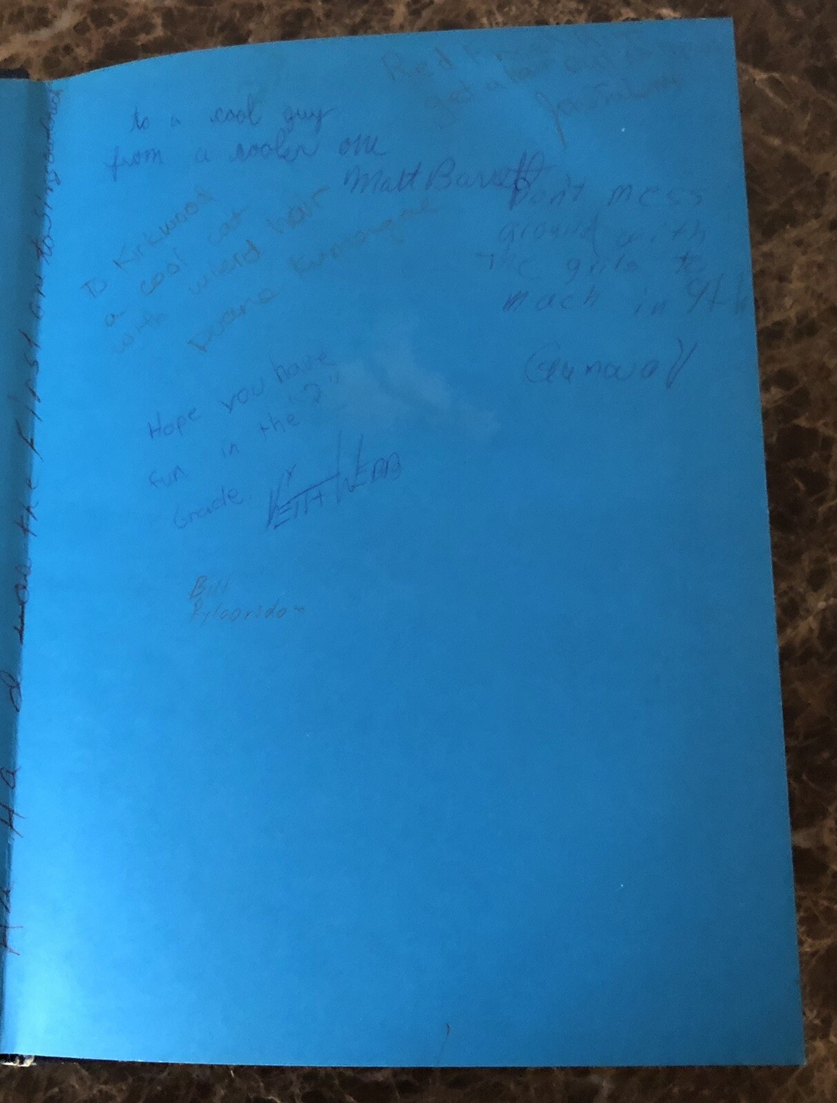Vintage 1973 Bellflower California Junior High School Yearbook Chieftain Signed