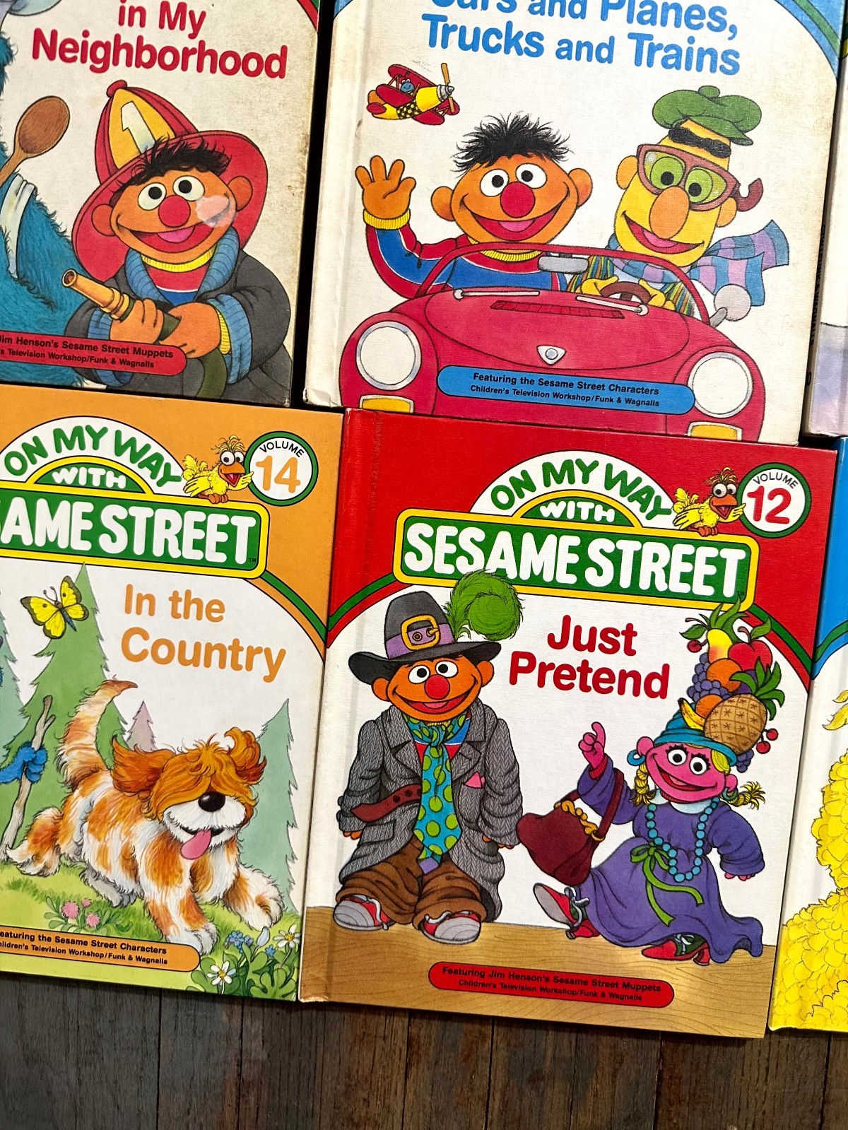 Vintage On My Way Jim Henson’s Sesame Street Muppets Funk And Wagnalls Books