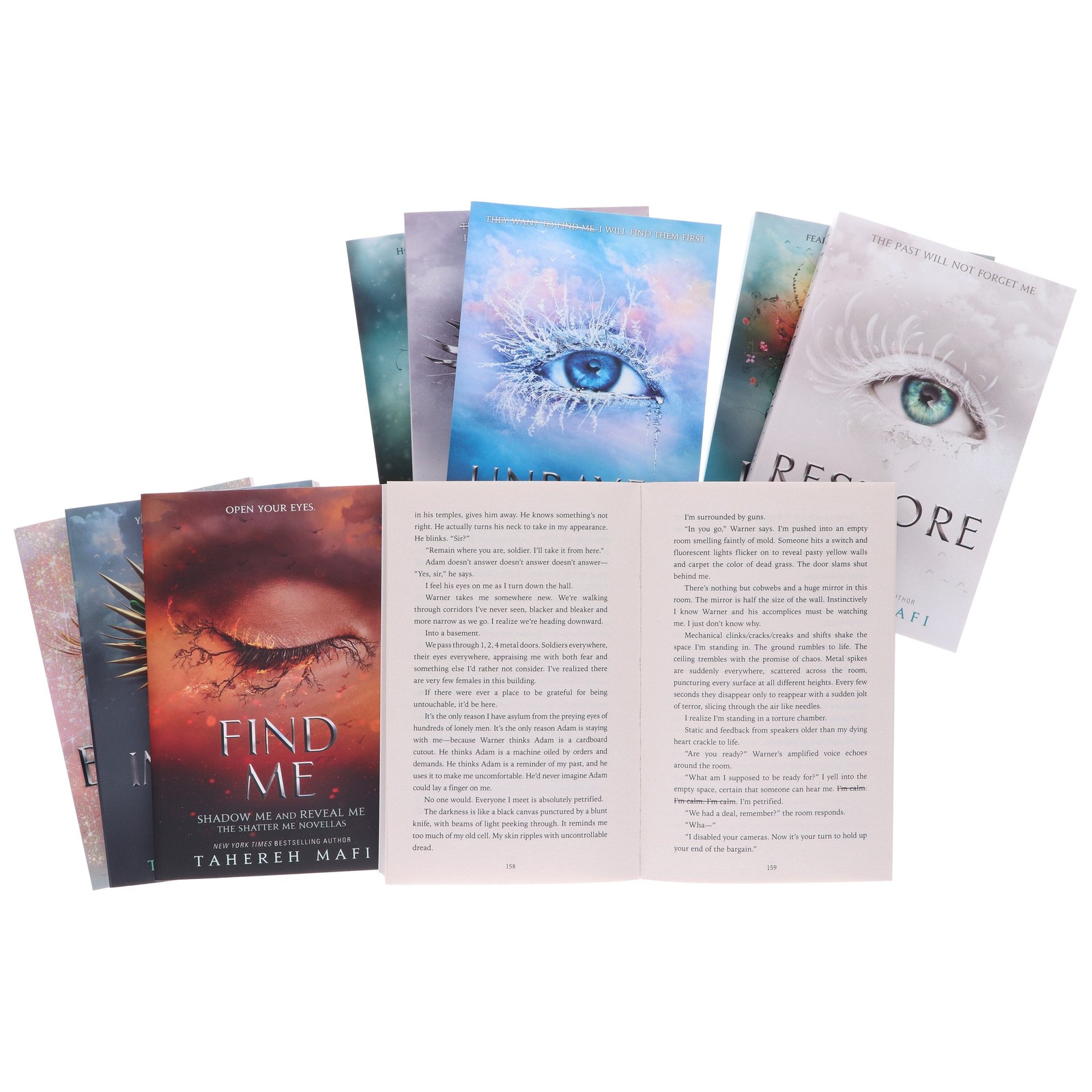 Shatter Me by Tahereh Mafi: 9 Books Complete Set – Age 13+ – Paperback