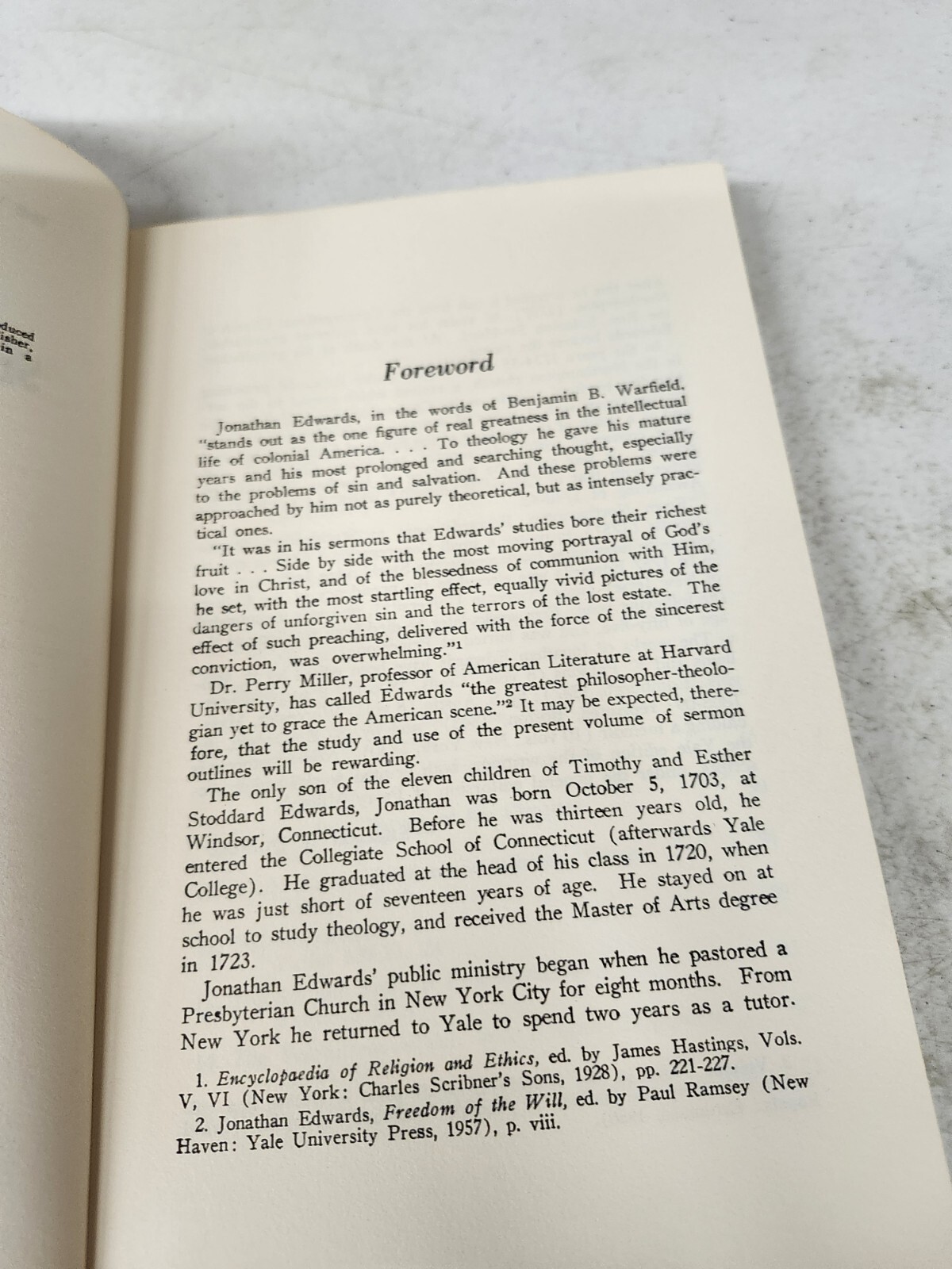 Edwards‘ Sermon Outlines 1971 Christian Preaching Theology Pastor Bible Study