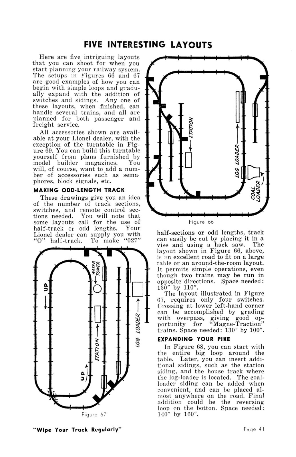 1950 Instructions for Installing and Operating Lionel Trains 55 Pages