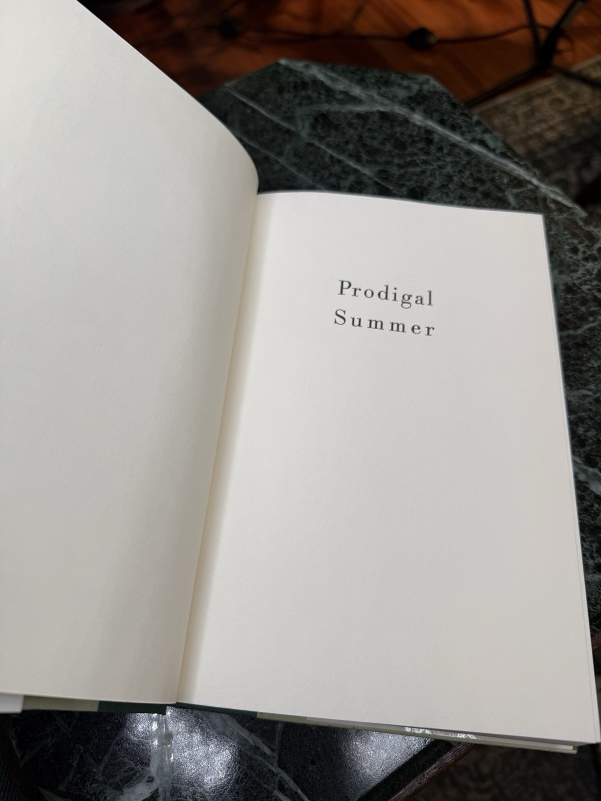 Prodigal Summer by Barbara Kingsolver Hardcover 2000 First Edition 2000 Vintage
