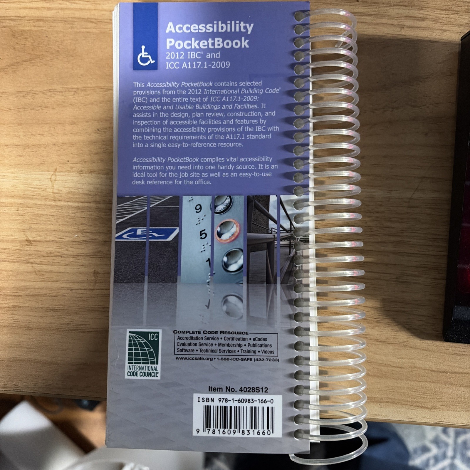 ACCESSIBILITY POCKETBOOK: 2012 IBC and ICC A11712009 – PAPERBOOK By ICC
