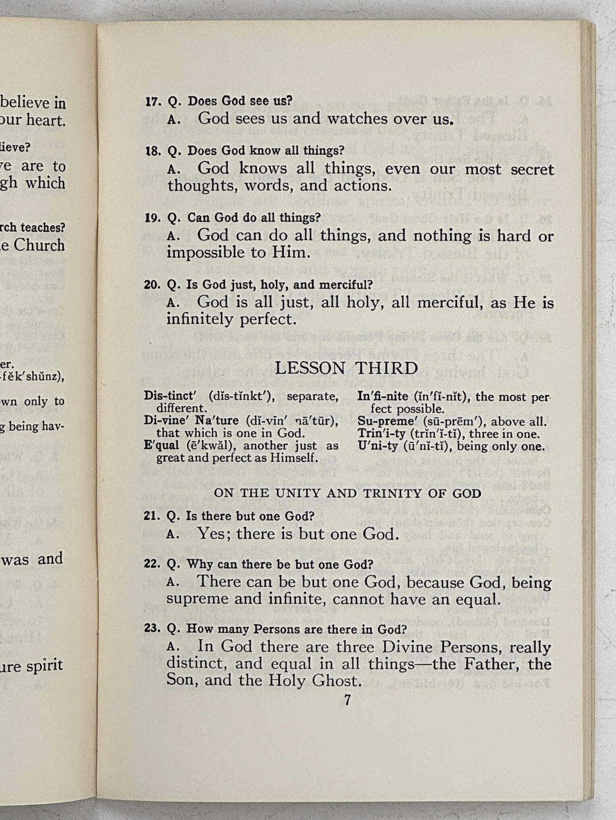 1977 TAN Baltimore Catechism No. 1 & 2. VINTAGE PB VG SET