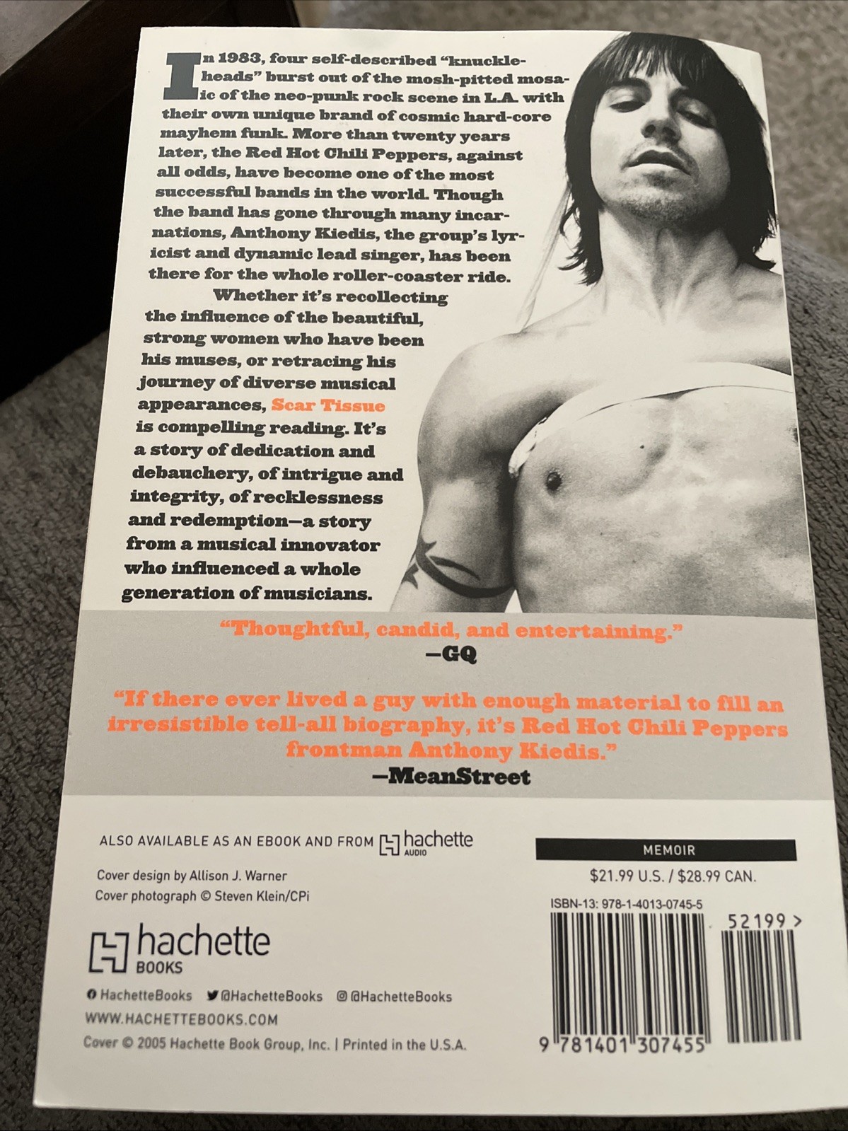 Scar Tissue by Anthony Kiedis