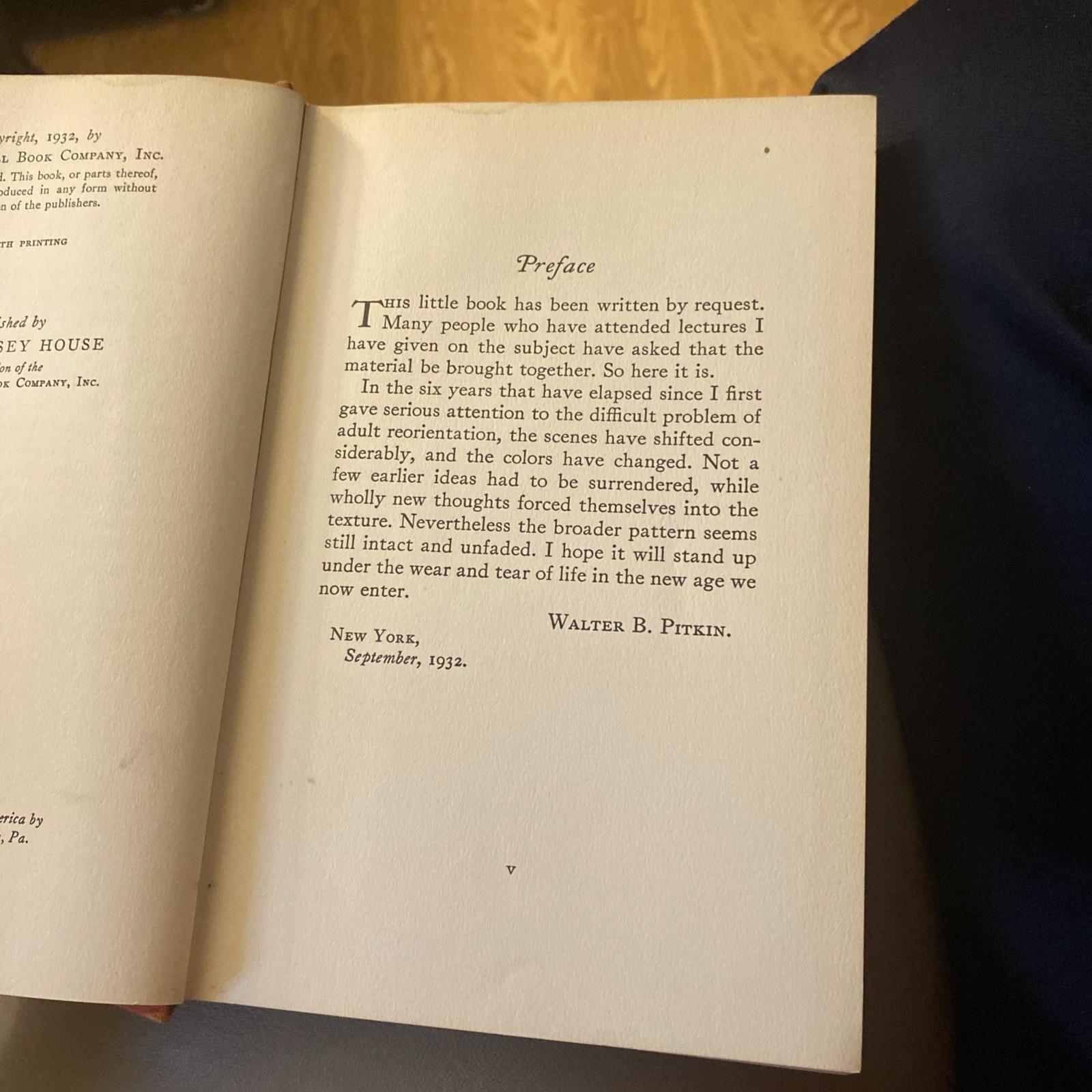 Life Begins at Forty by Walter Pitkin. Whittlesey House 1932. 175 Pages.