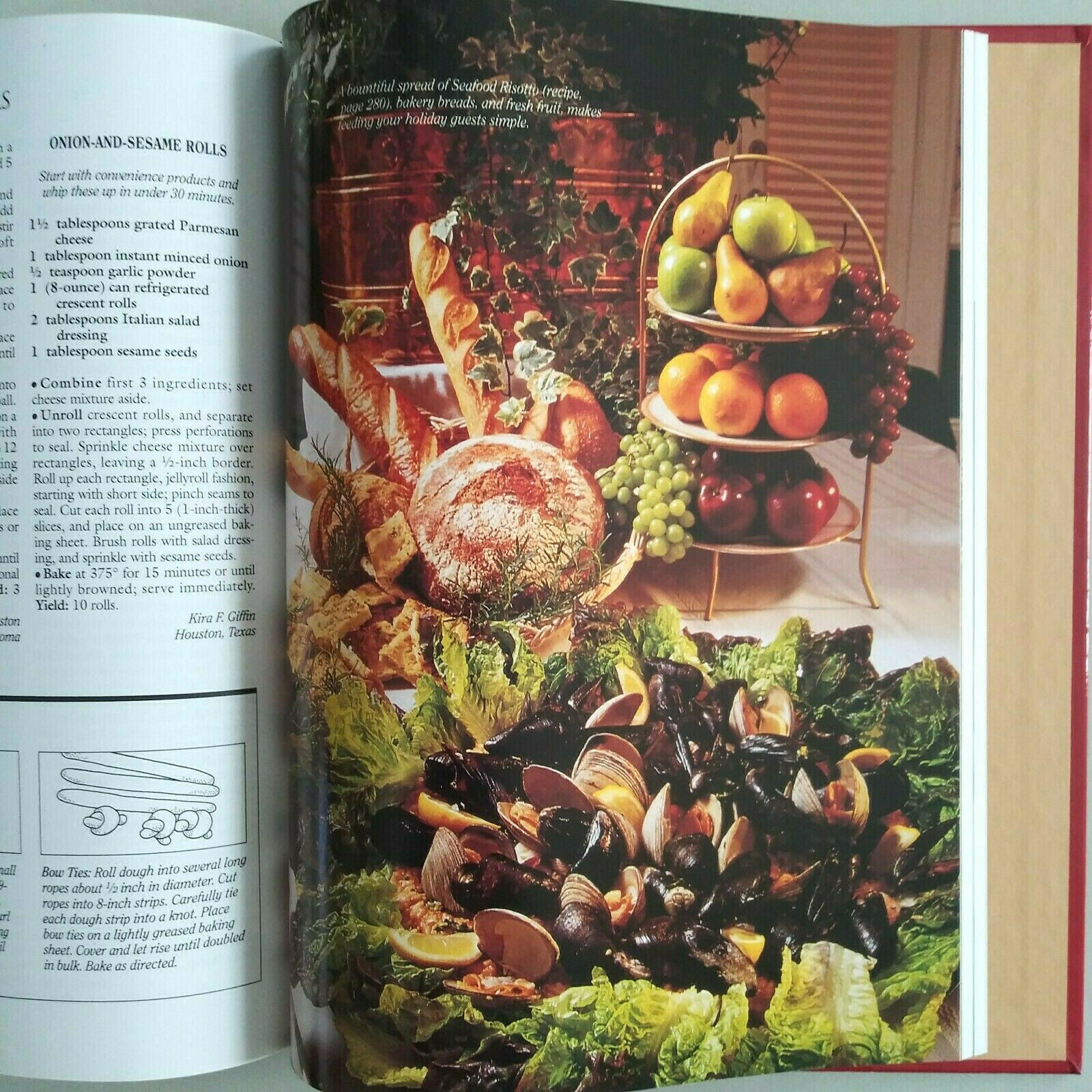 Vintage Southern Living 1995 Annual Recipes Cookbook Hardcover 368 Pages