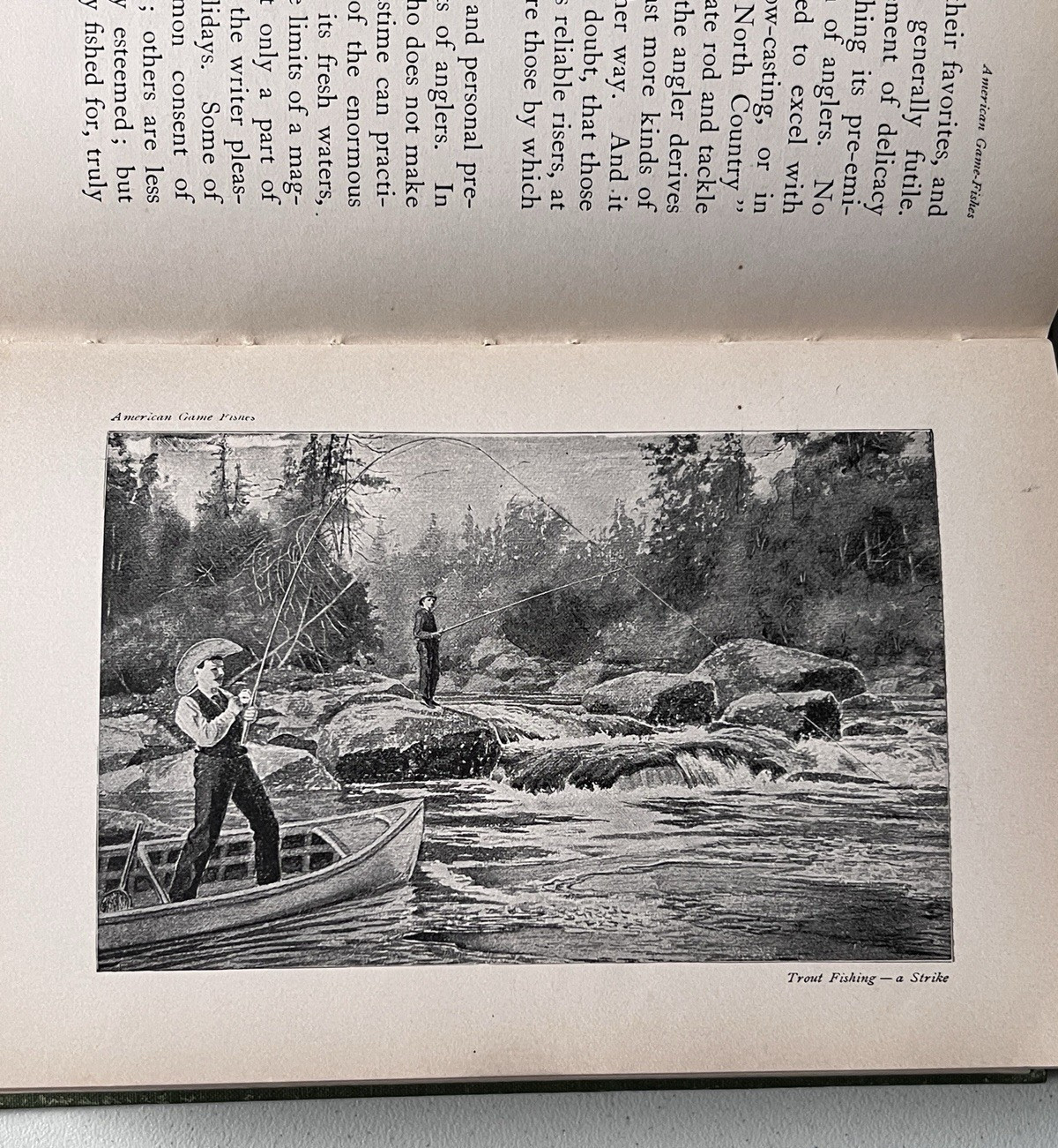 ANGLING 1897 Scribner’s – Fishing Book – 60+ Great Illustrations – 2nd Printing
