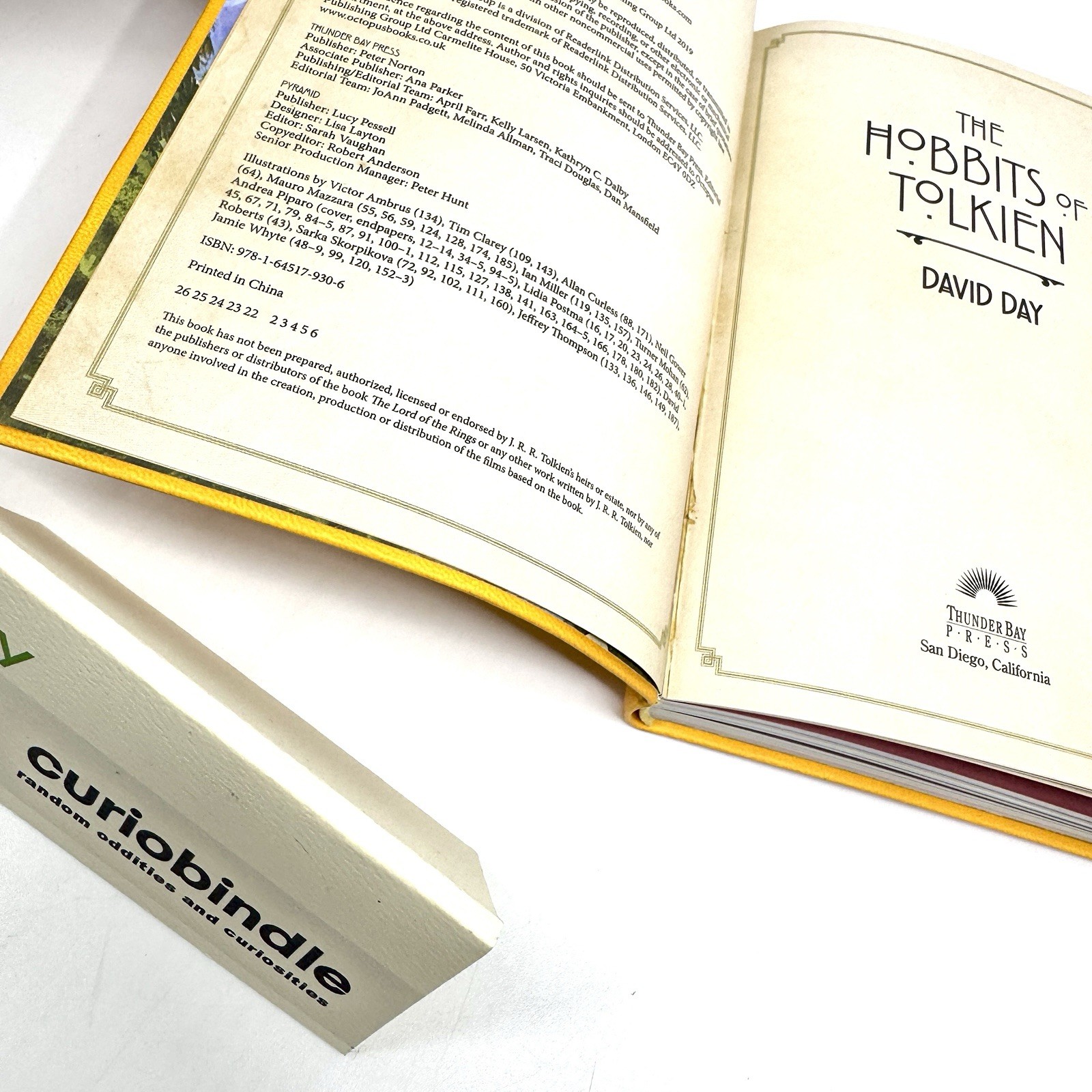 The Hobbits of Tolkien – David Day Illustrated Guide Bound Faux Leather
