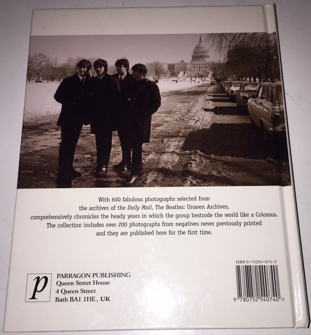 The Beatles Unseen Archives hardcover great condition 383 pages