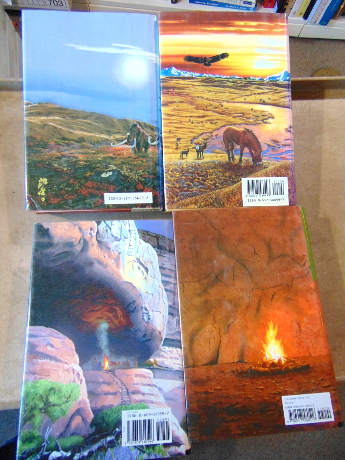 4 Jean M Auel Earth’s Children Hardback Dust Jacket 3 First Editions