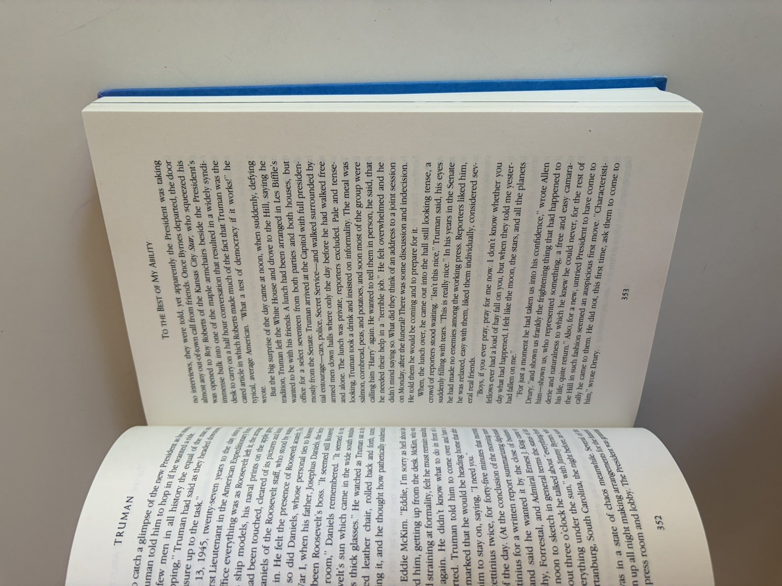 David McCullough Truman HC DJ First Edition Later Printing VG+ Condition