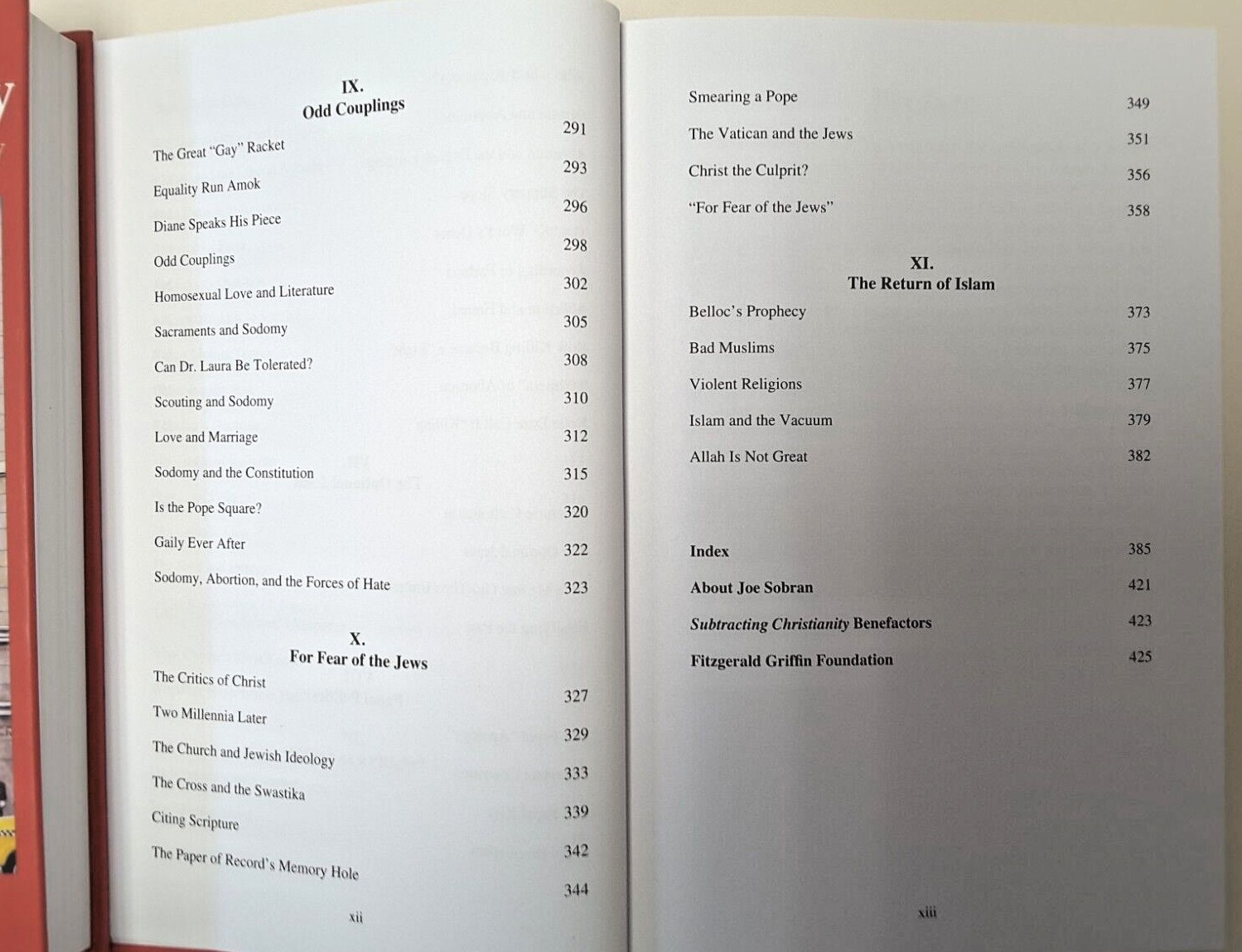 Subtracting Christianity Essays on American Culture and Society by J Sobran RARE