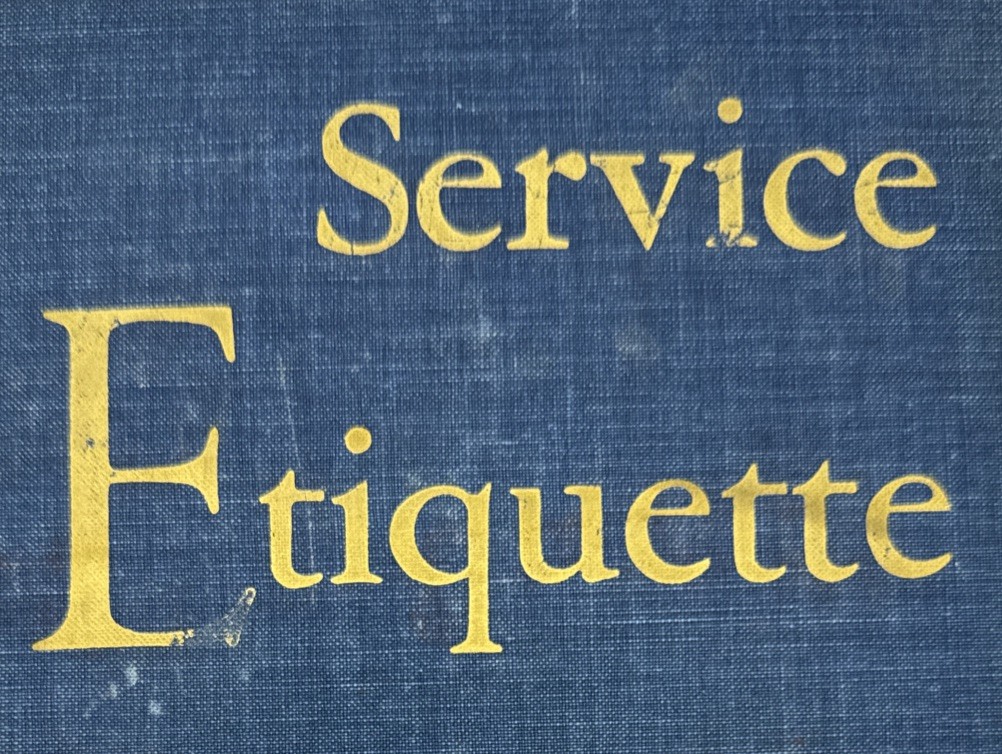 1959 Navy Service Etiquette by Bruce McCandless US Naval Institute