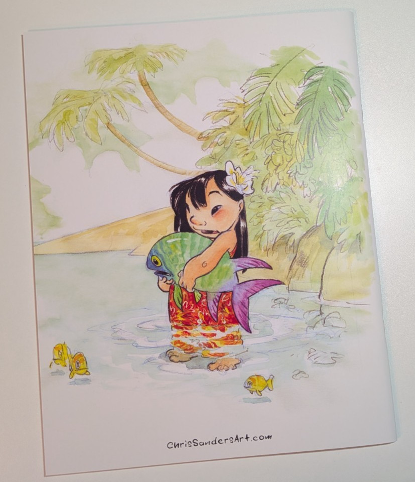 SDCC 2025 – Lilo & Stitch – From Pitch To Stitch Art Book – Chris Sanders Signed
