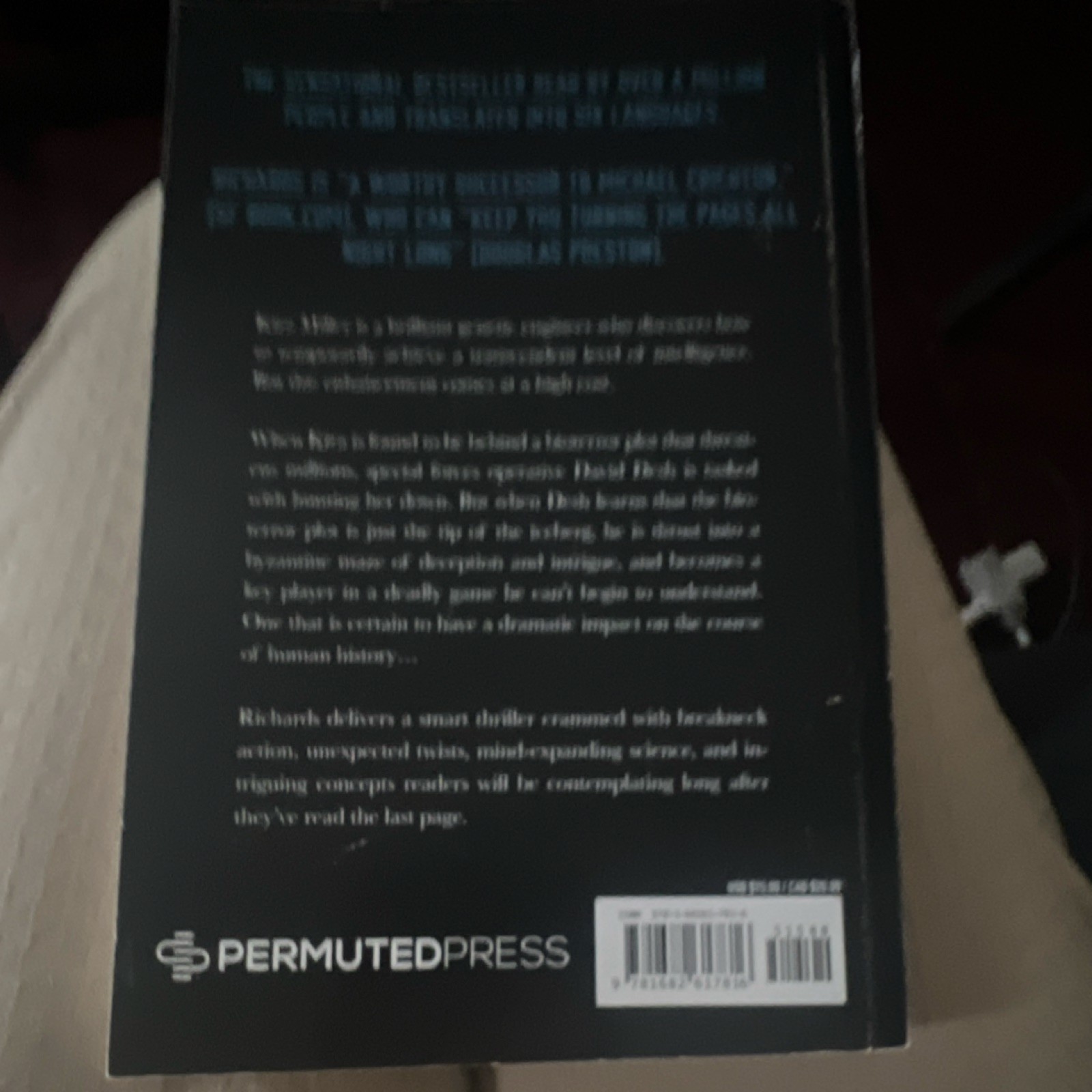 Wired: Paperback by Douglas E. Richards, Permuted Press 2018, Thriller, Science