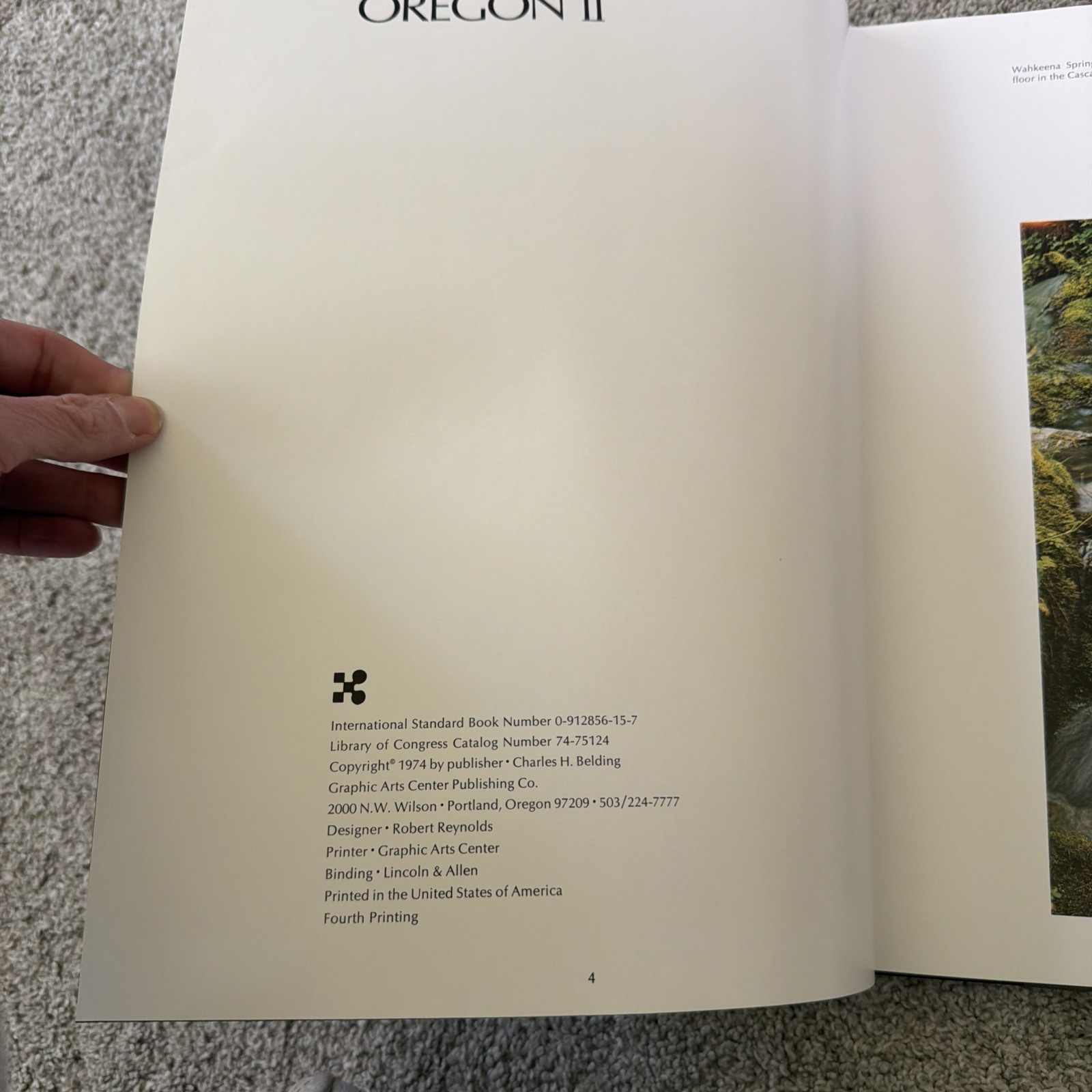 Oregon II Hardcover Large Table Top Book By Ray Atkeson With Dust Jacket…