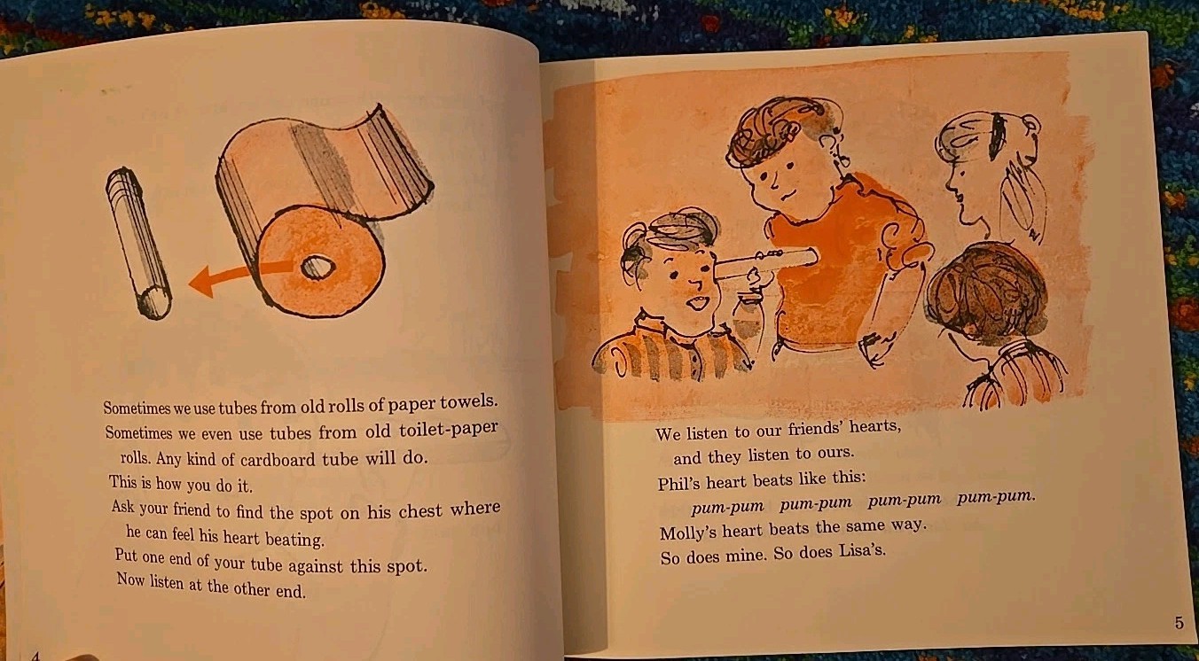 VTG 90s 80s 70s „Human Bodies“ Childrens Book Lot – Skeleton, Germs, Heart, Feel