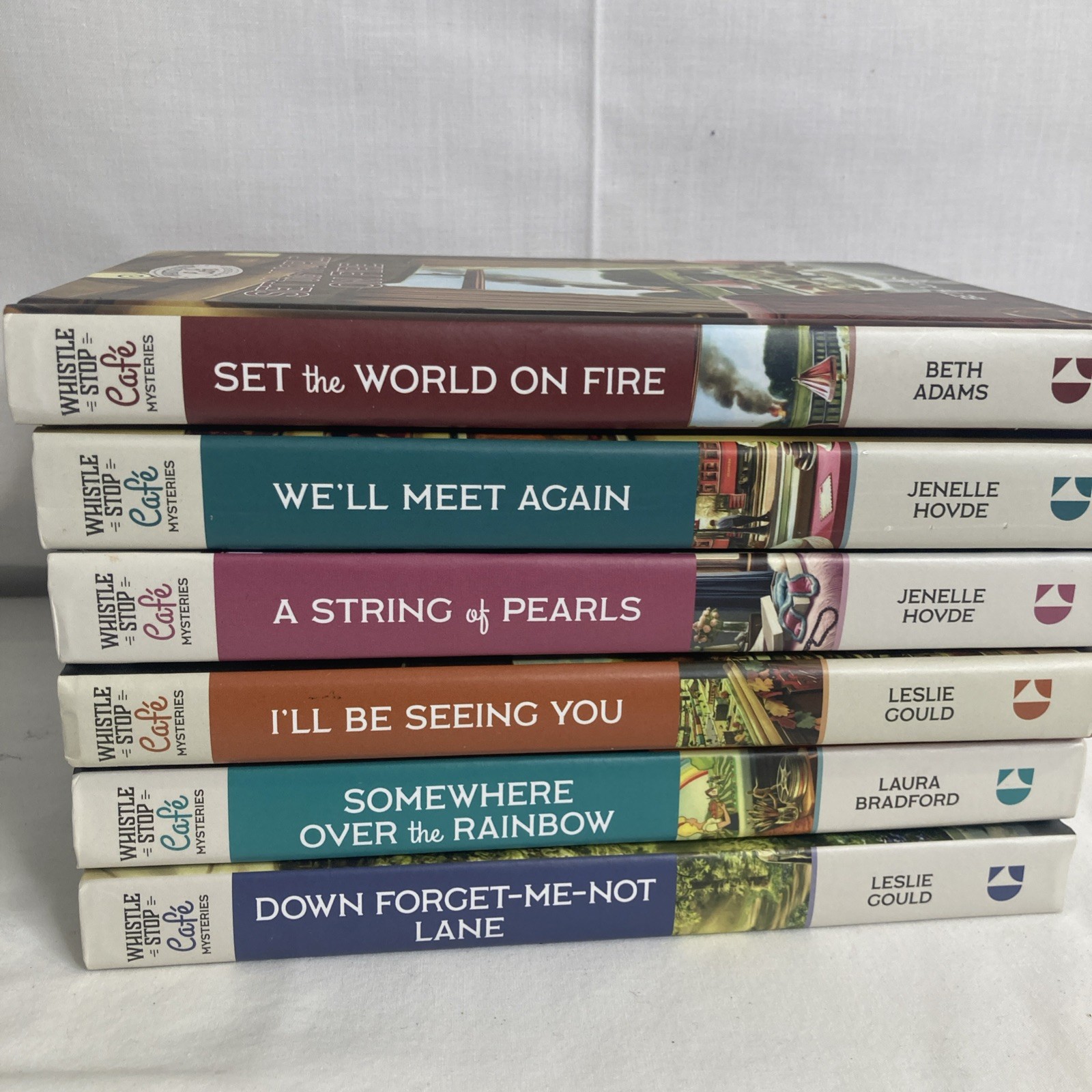 Whistle Stop Cafe Mysteries Hardcover Set Book Lot Of 6 Guideposts