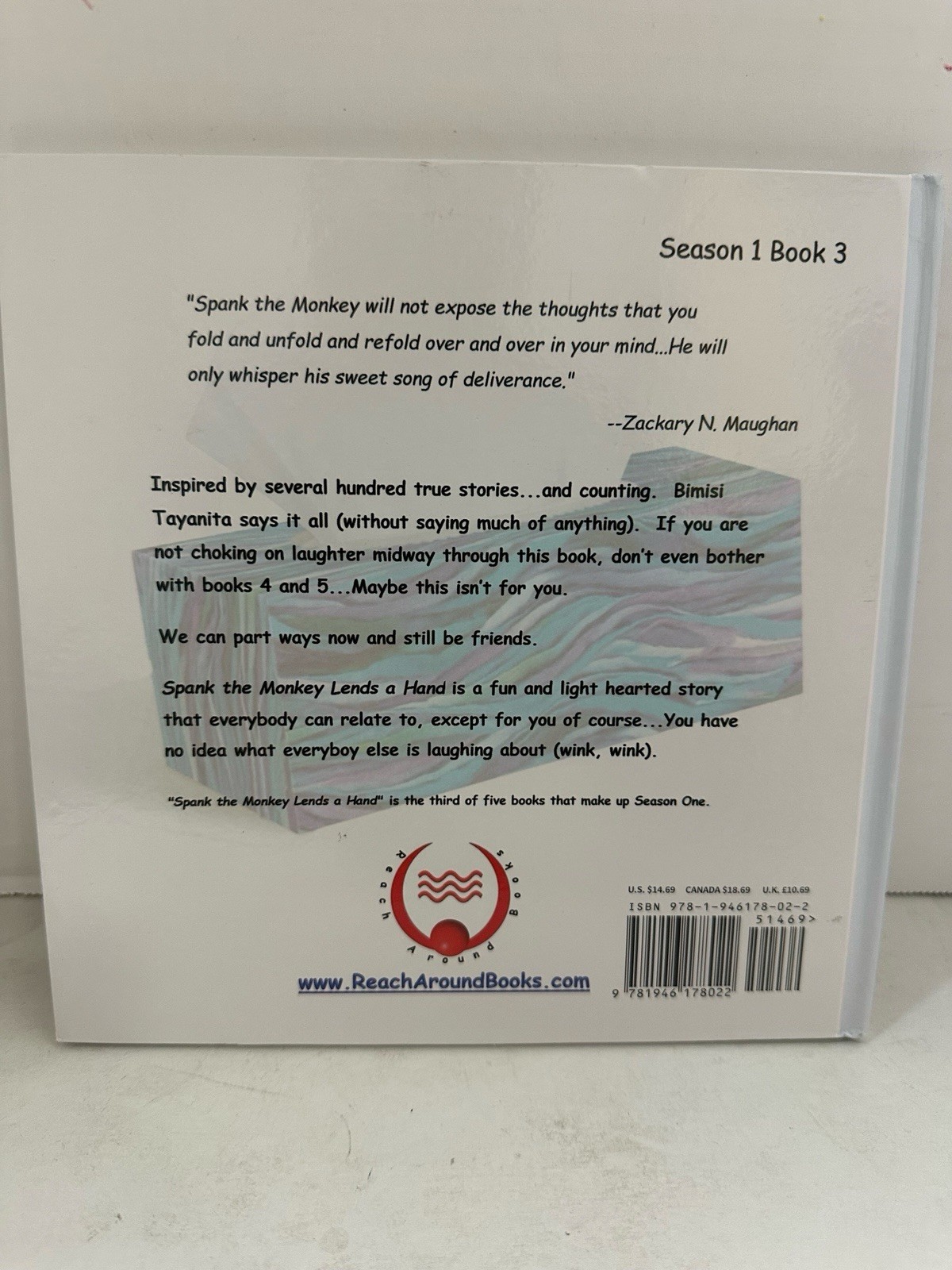 Spank the Monkey Lends a Hand – Hard Cover 2016