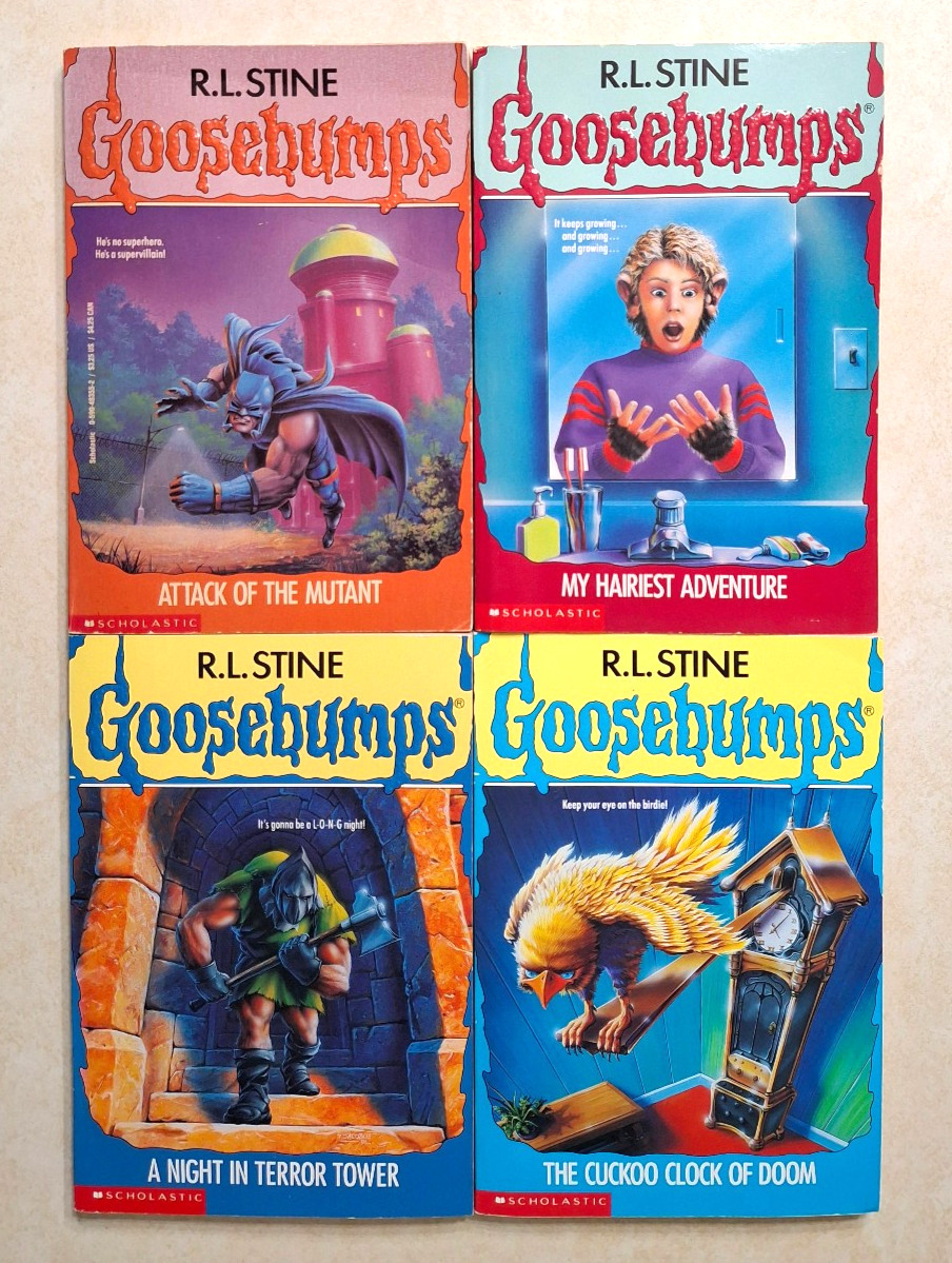 Goosebumps Books Lot of 17 R.L. Stine Mostly Vintage 1990s Paperbacks More Tales