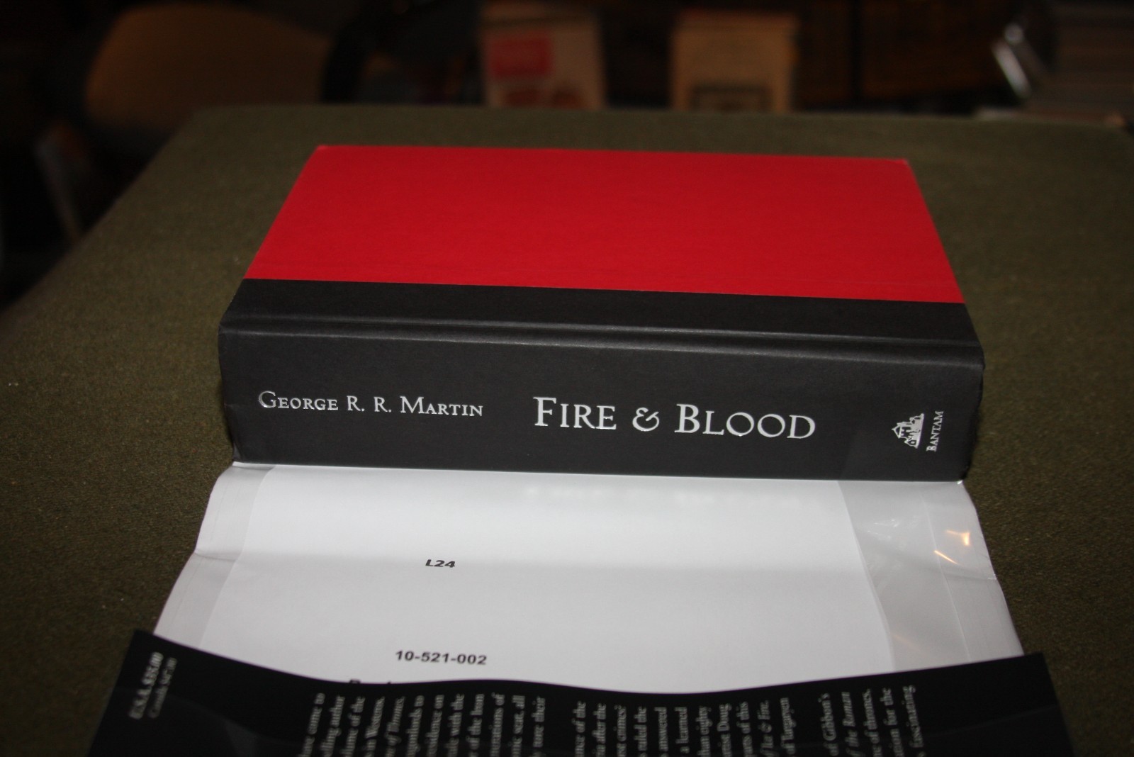 Fire & Blood by George R. R. Martin 2018 HC 1st Edition/1st Printing