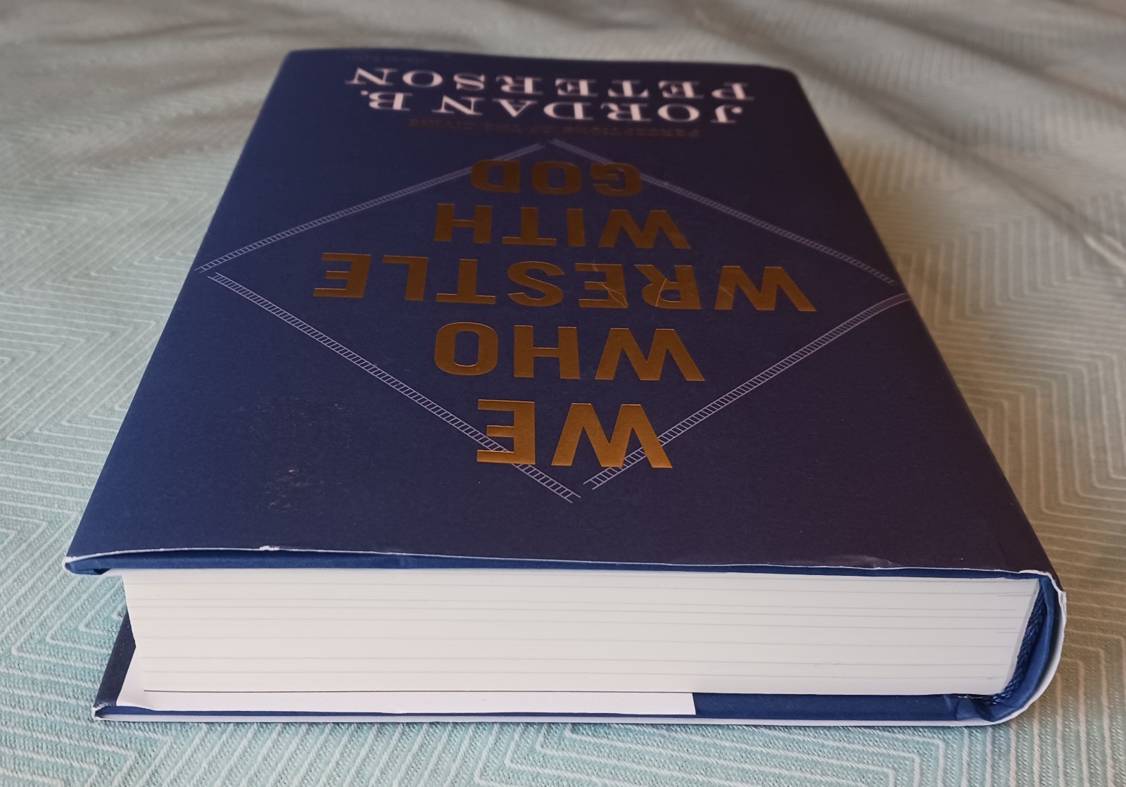 SIGNED Jordan B. Peterson Autographed Book – We Who Wrestle With God, UK Edtn HC