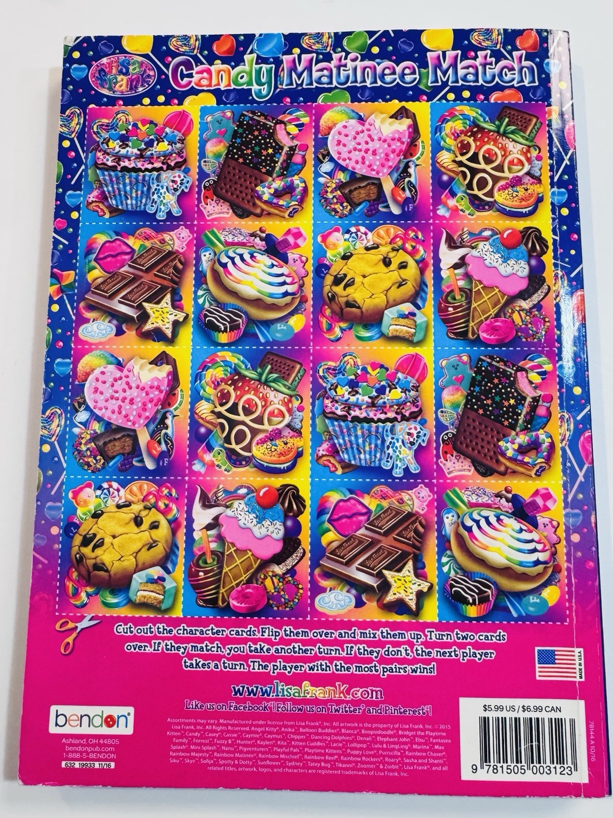 Lisa Frank Coloring Book 224 Coloring Activity Pages 125 Stickers