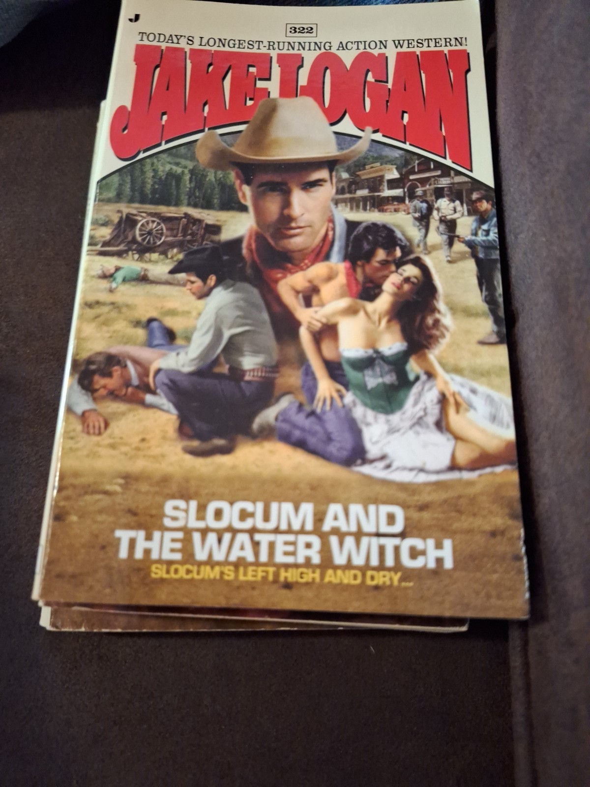 16 Jake Logan Slocum Western Paperback Book Lot #206-361 Jove Vintage