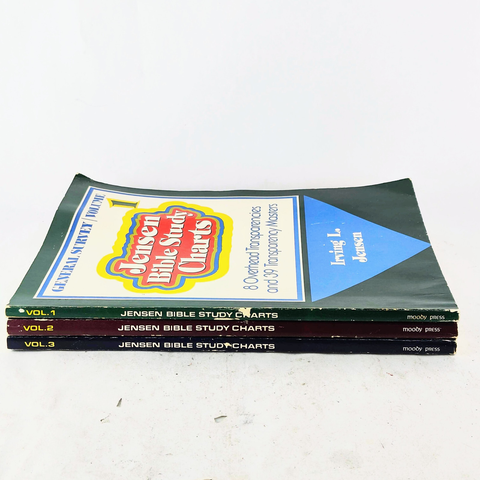 Jensen Bible Study Charts Complete Set Volume 1 2 3 Lot 228 Transparency Masters