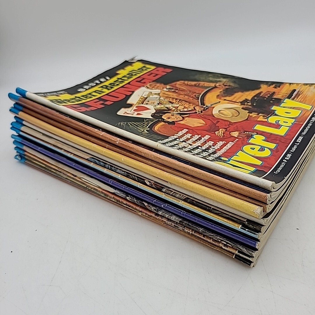 15 BASTEI Western-Bestseller G.F. Unger Pulp Fiction German Booklets Books