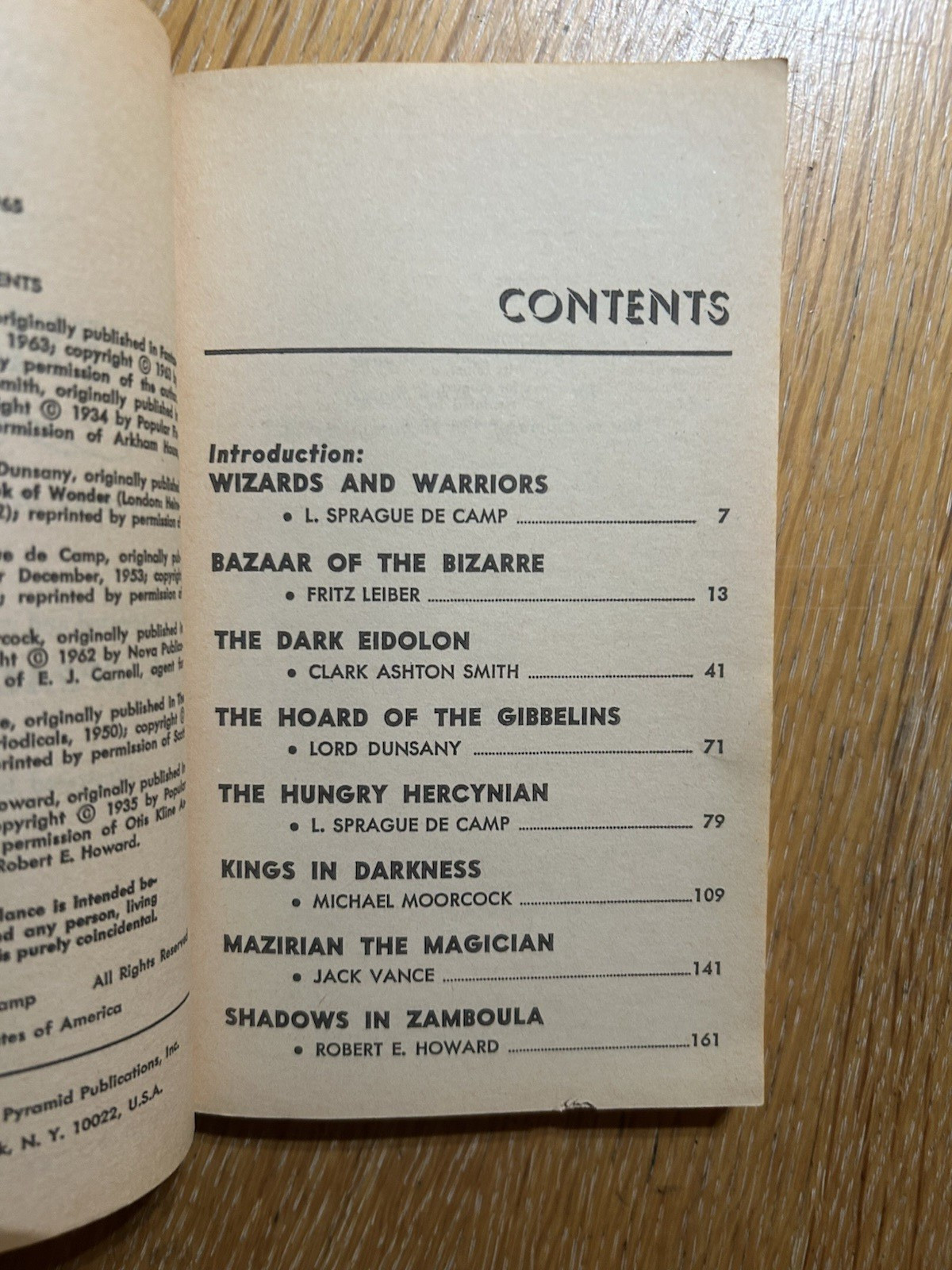 The Spell of Seven L. Sprague De Camp Science Fiction Vintage Paperback 1969