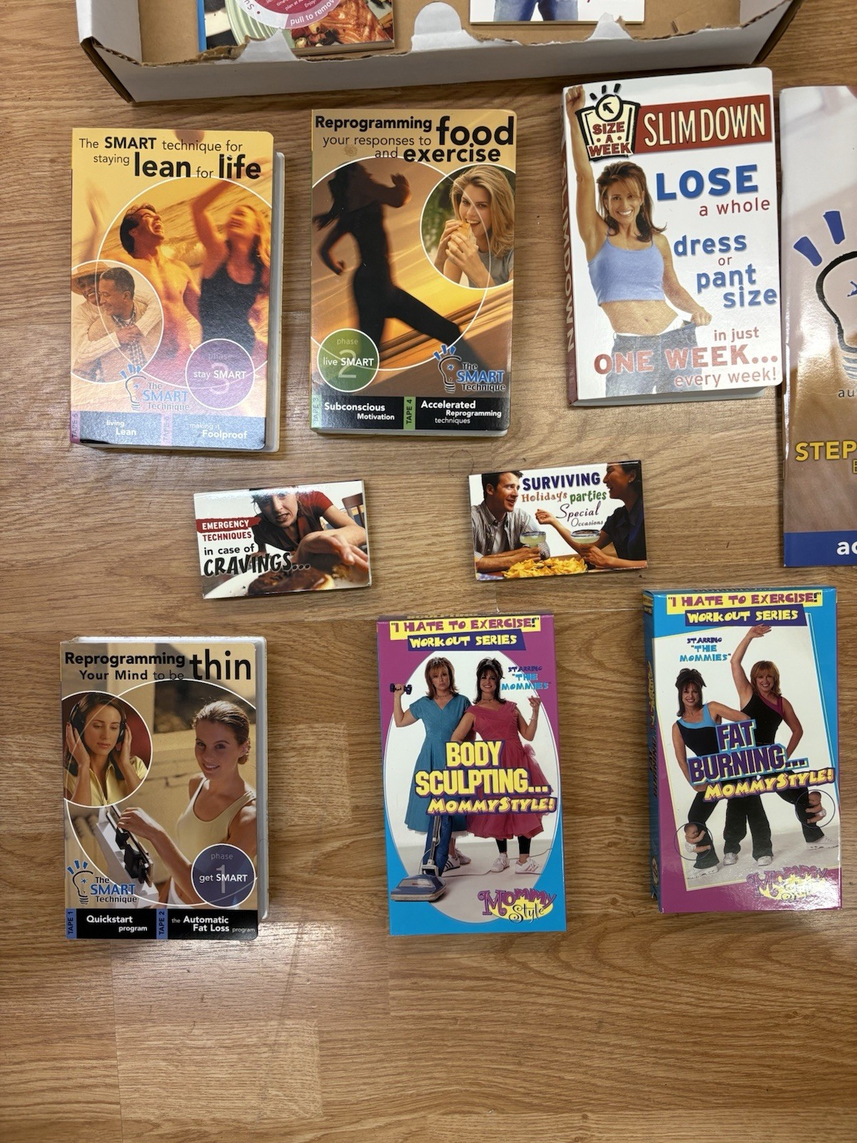 Provida Smart Technique Health Program 9 cassette tapes and 2 VHS OPEN BOX -NM