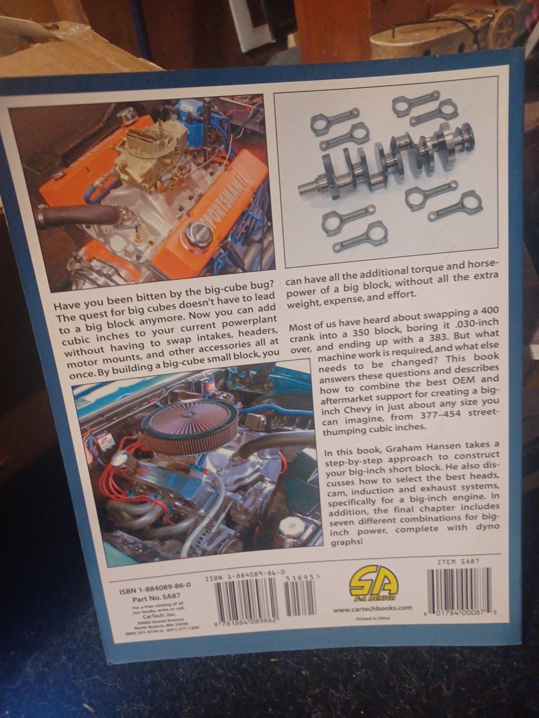 How to Build Big-Inch Chevy Small Blocks Paperback Graham Hansen