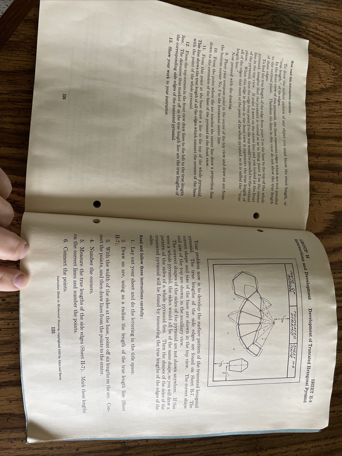Instruction Sheets in Mechanical Drawing 1930 Elmer A. Rotmans – Allyn And Bacon