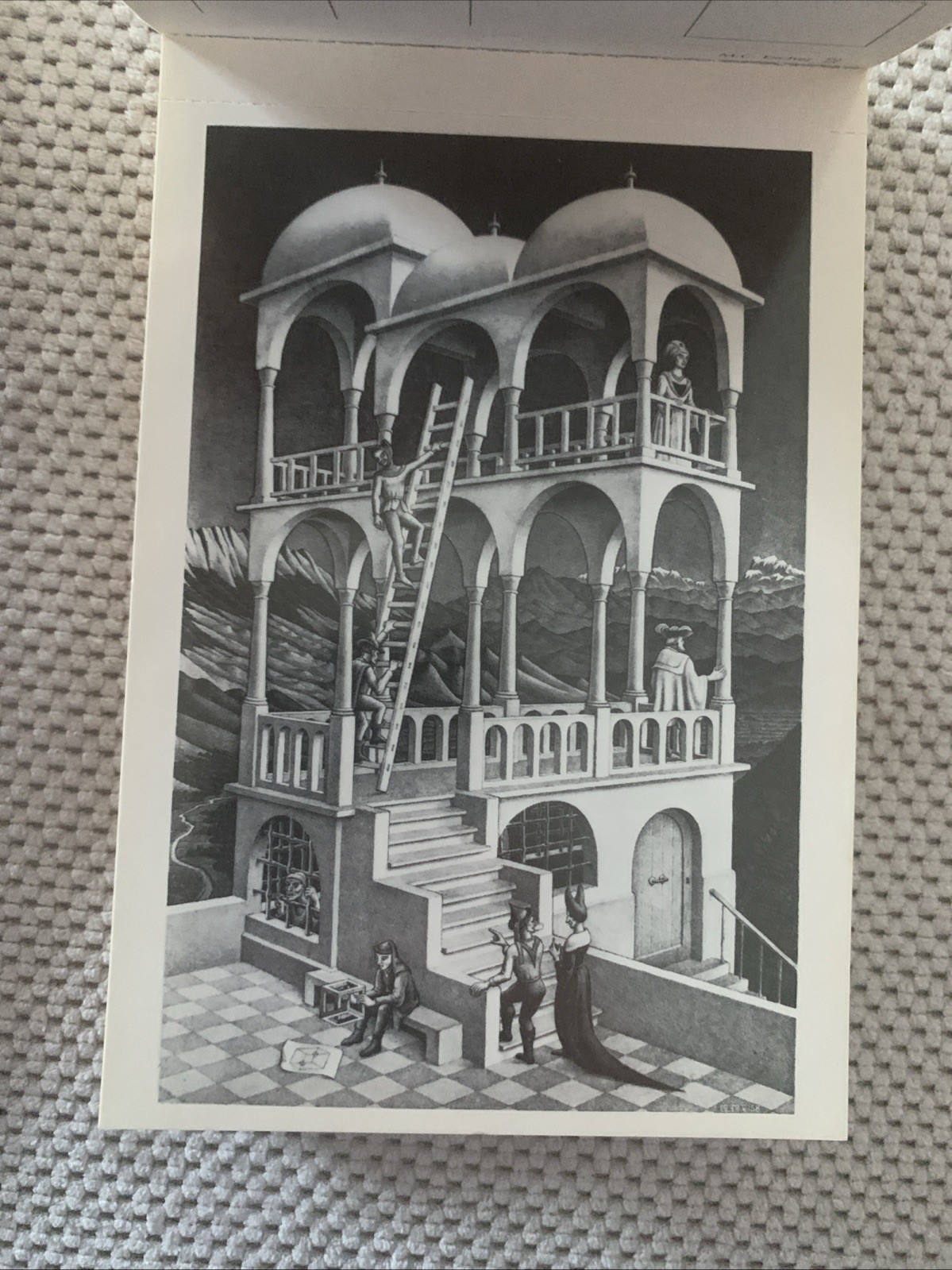 M.C. Escher Book of 30 Postcards Magna Books Tessellation Geometry Art