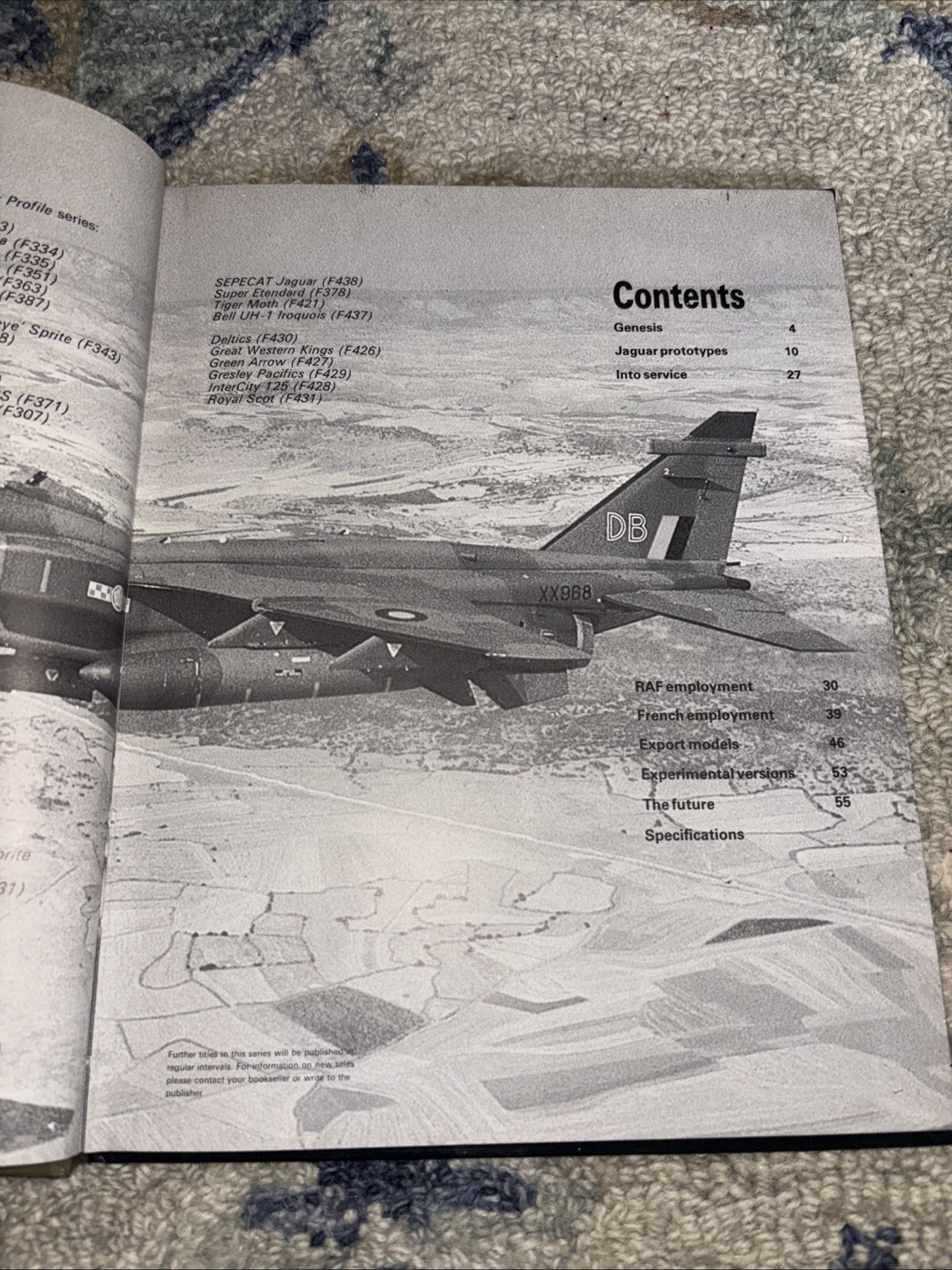 Sepecat Jaguar – Super Profile – HB – 56 pages AO