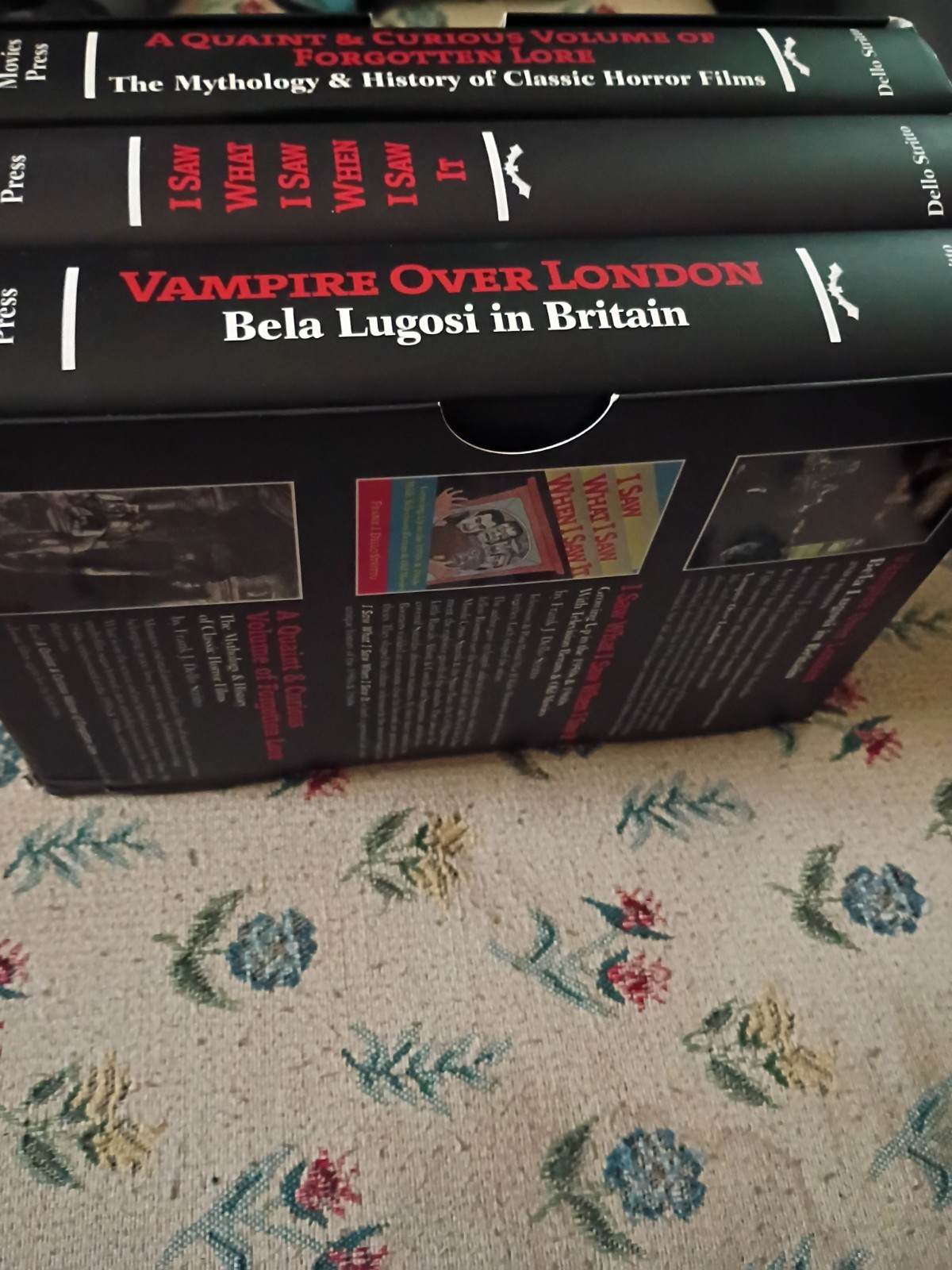 SIGNED 1st ED Set Of 3: A Quaint & Curious Volume Vampire Over London I Saw What